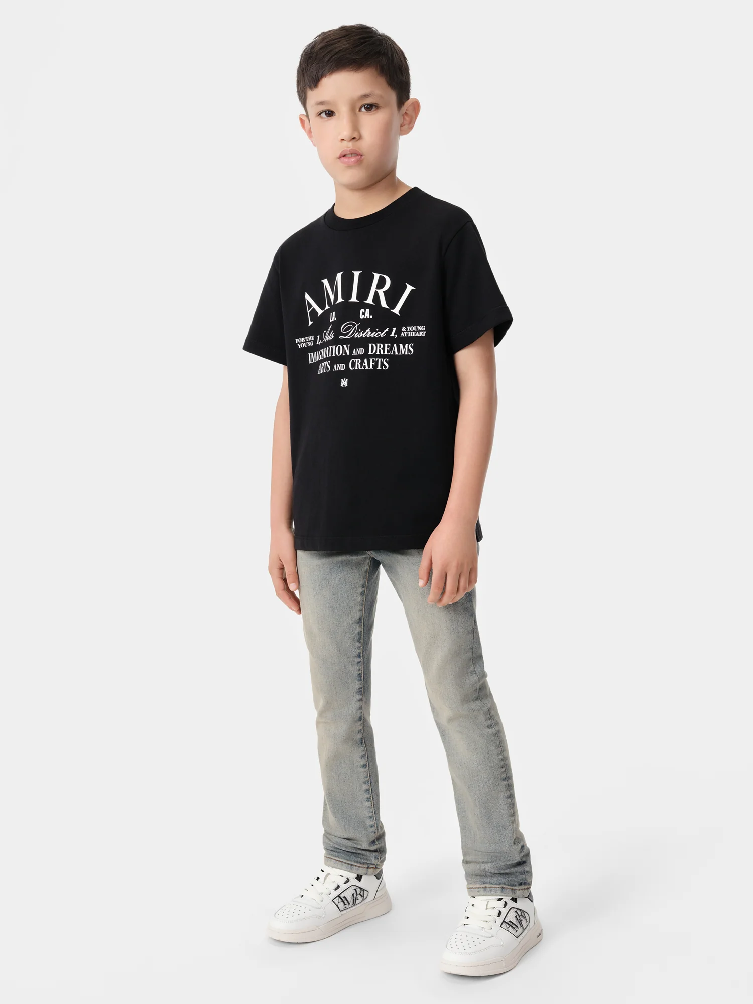 KIDS - KIDS' AMIRI ARTS DISTRICT TEE - Black