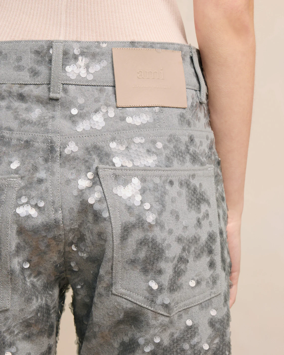 Embroidered Straight Fit Jeans