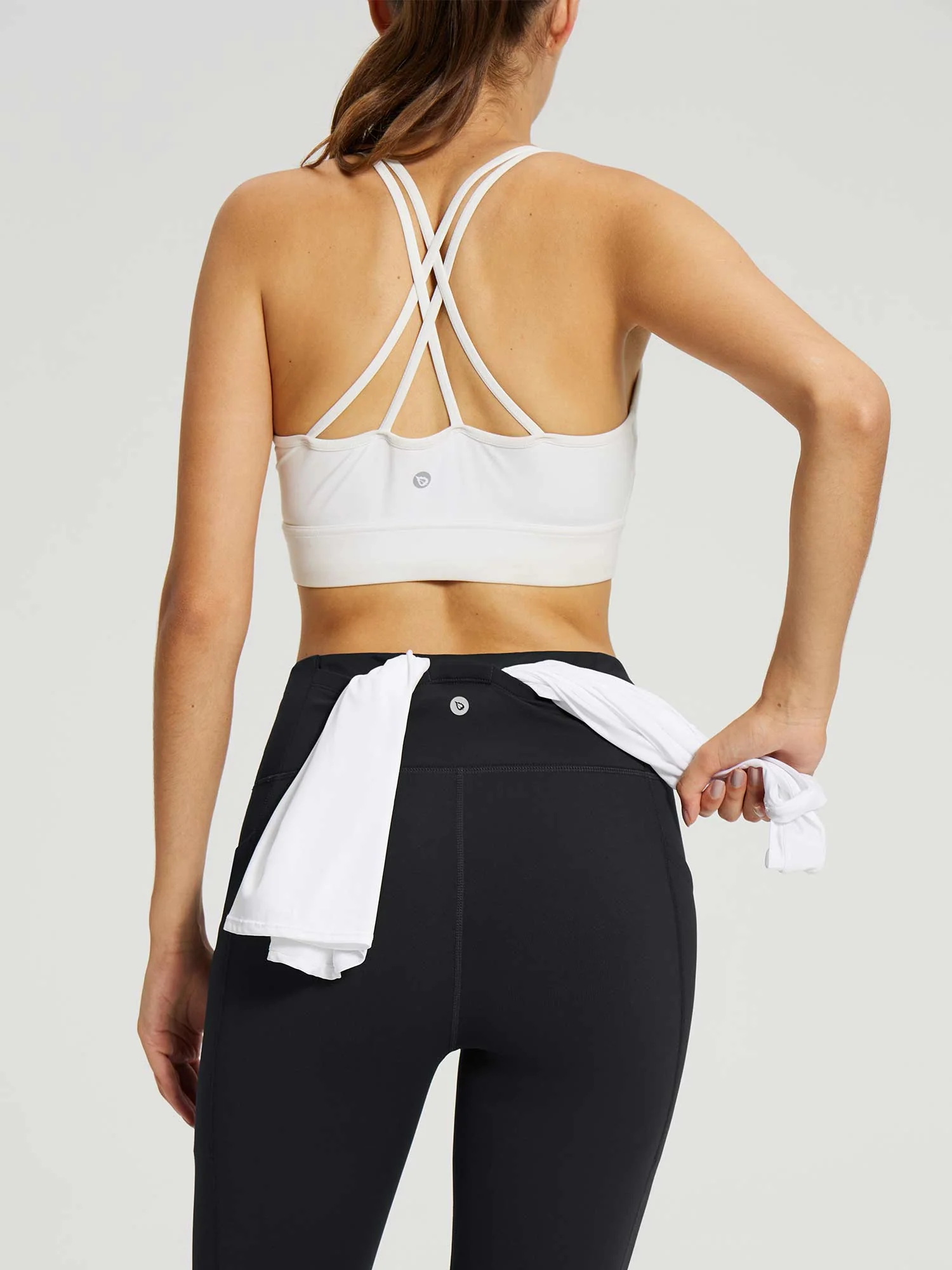 Laureate Zipper Pockets Fleece Lined Leggings