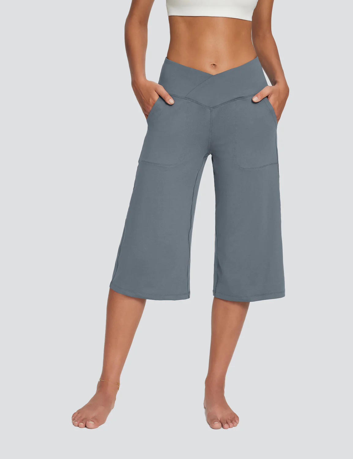 Laureate Crossover High Rise Wide-leg Pants