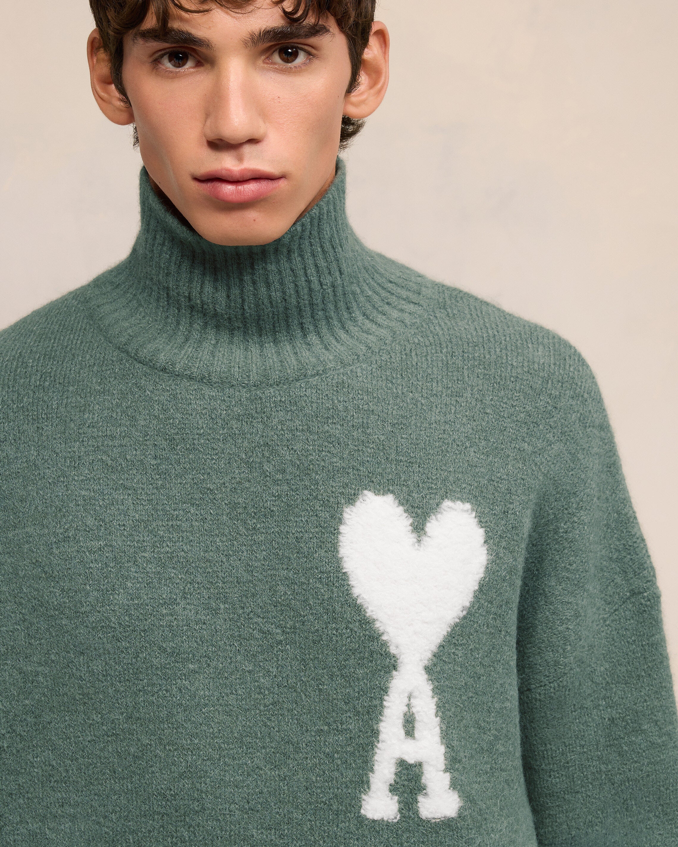 Off-White Ami de Coeur Funnel Neck Sweater