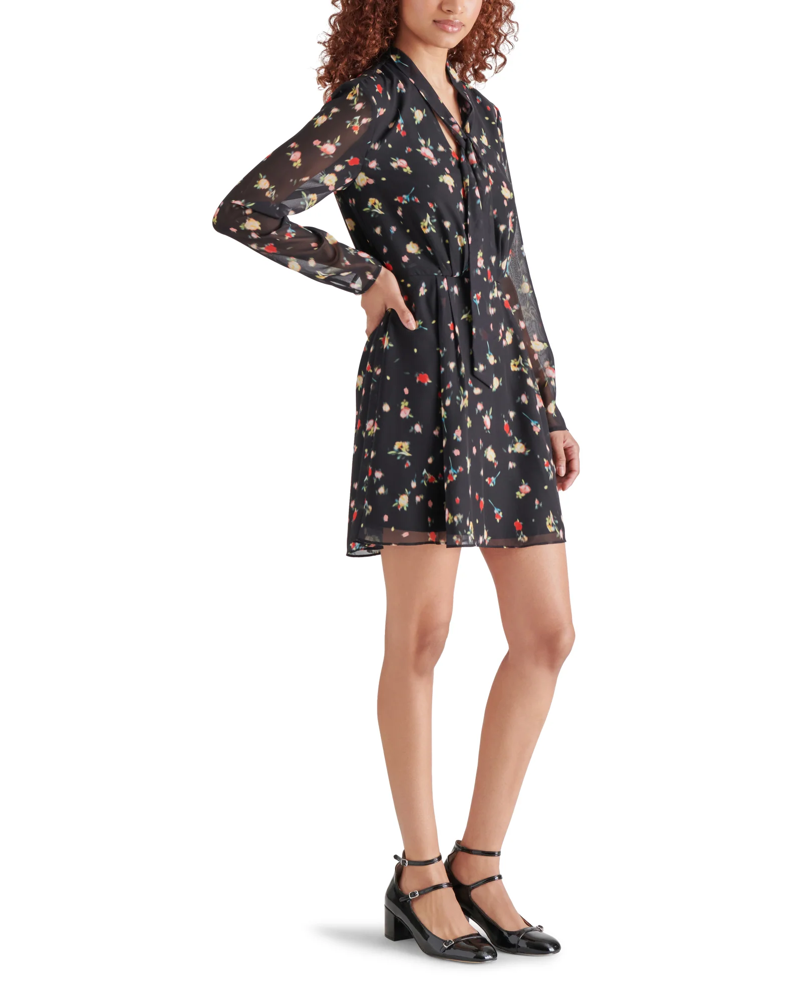 CALLISTA DRESS BLACK MULTI