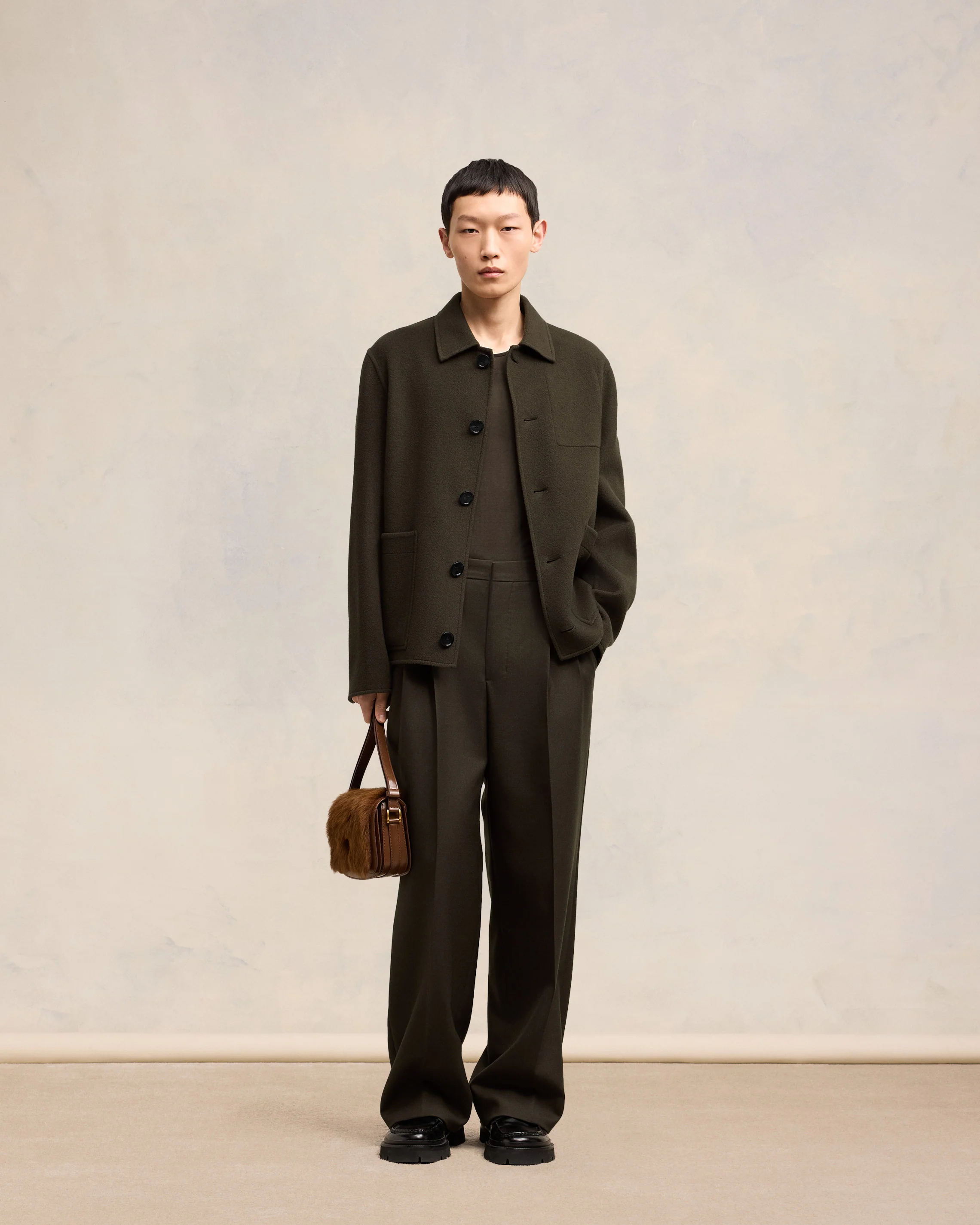 Boxy Buttoned Jacket