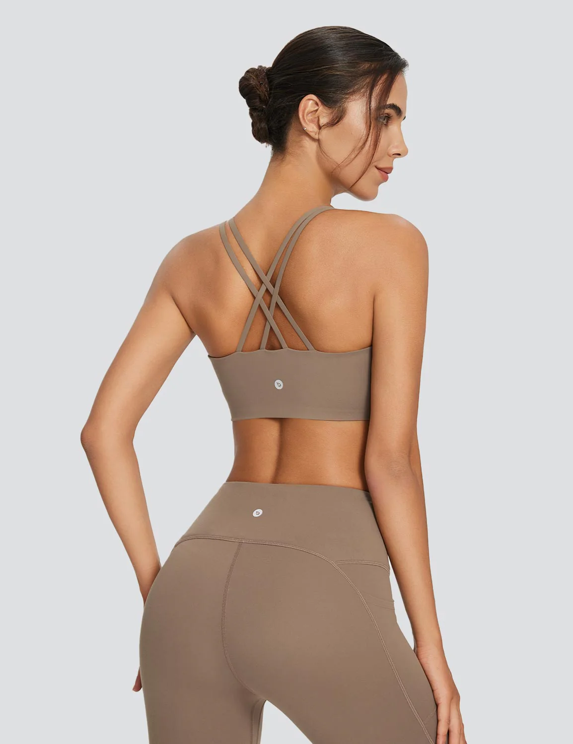 Nuleaf Spaghetti Strap Low Impact Bra