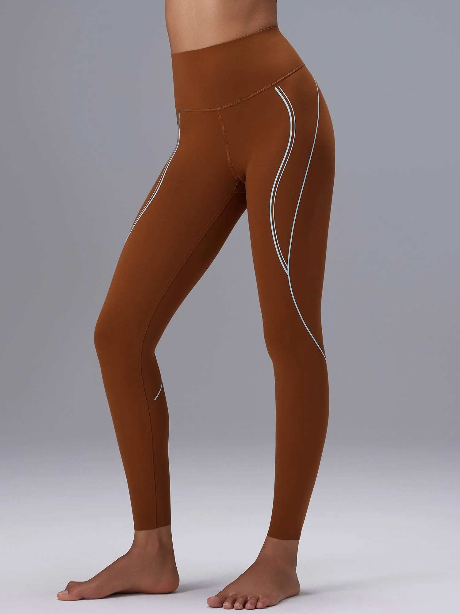 Freeleaf 25 High Rise Stripe Print Leggings