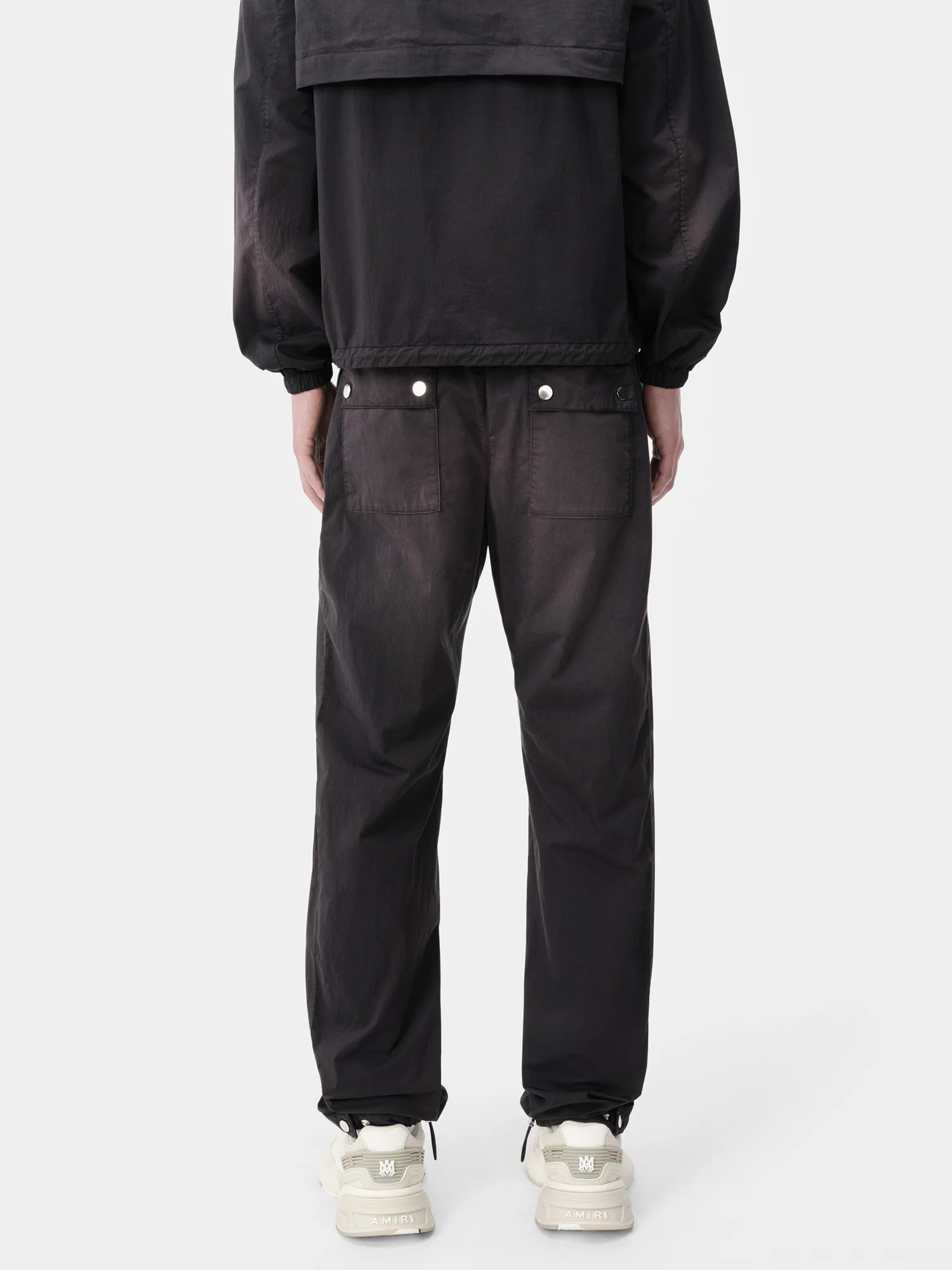 SUN FADED MA TRACK PANT - Black