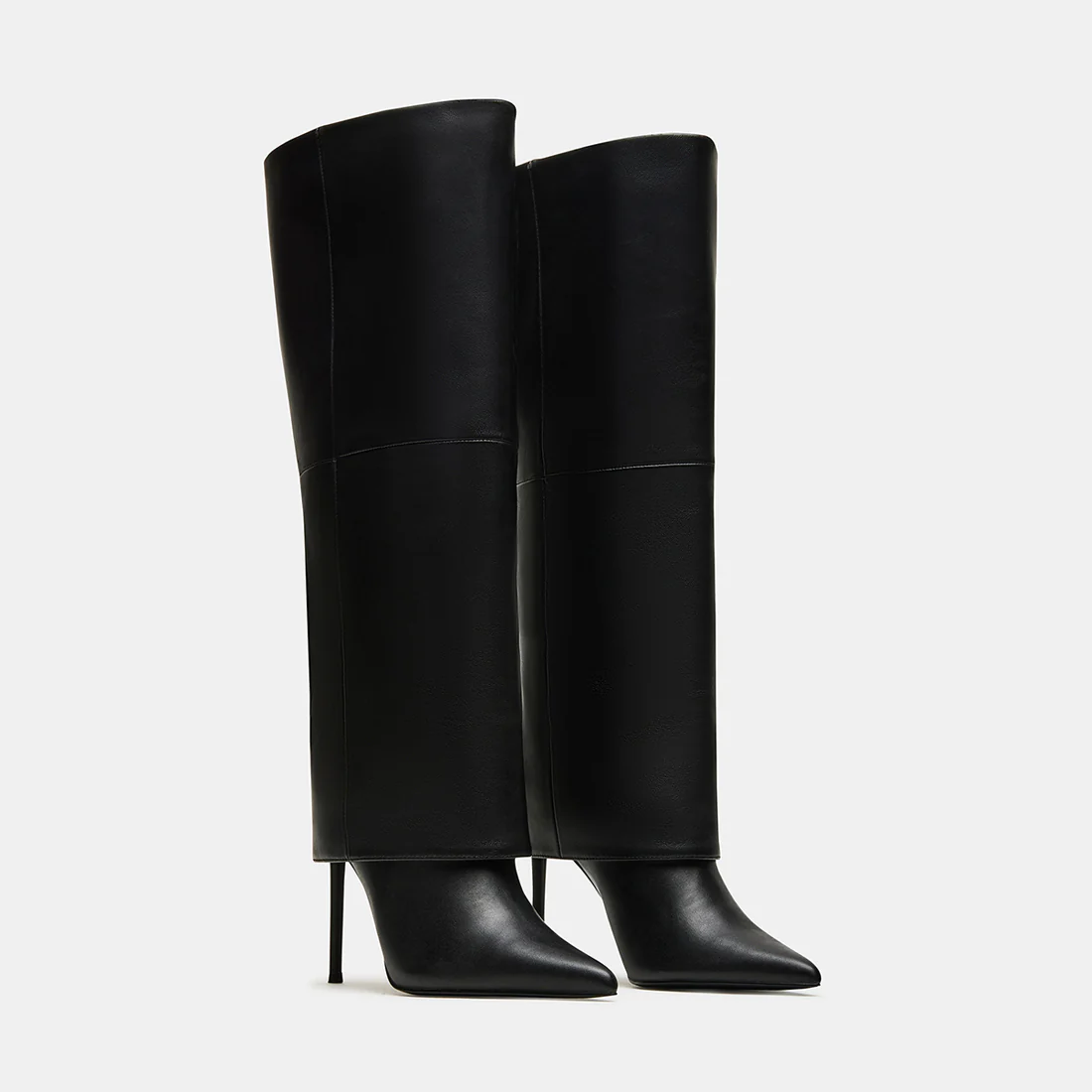 SMITH-W WIDE CALF BLACK LEATHER