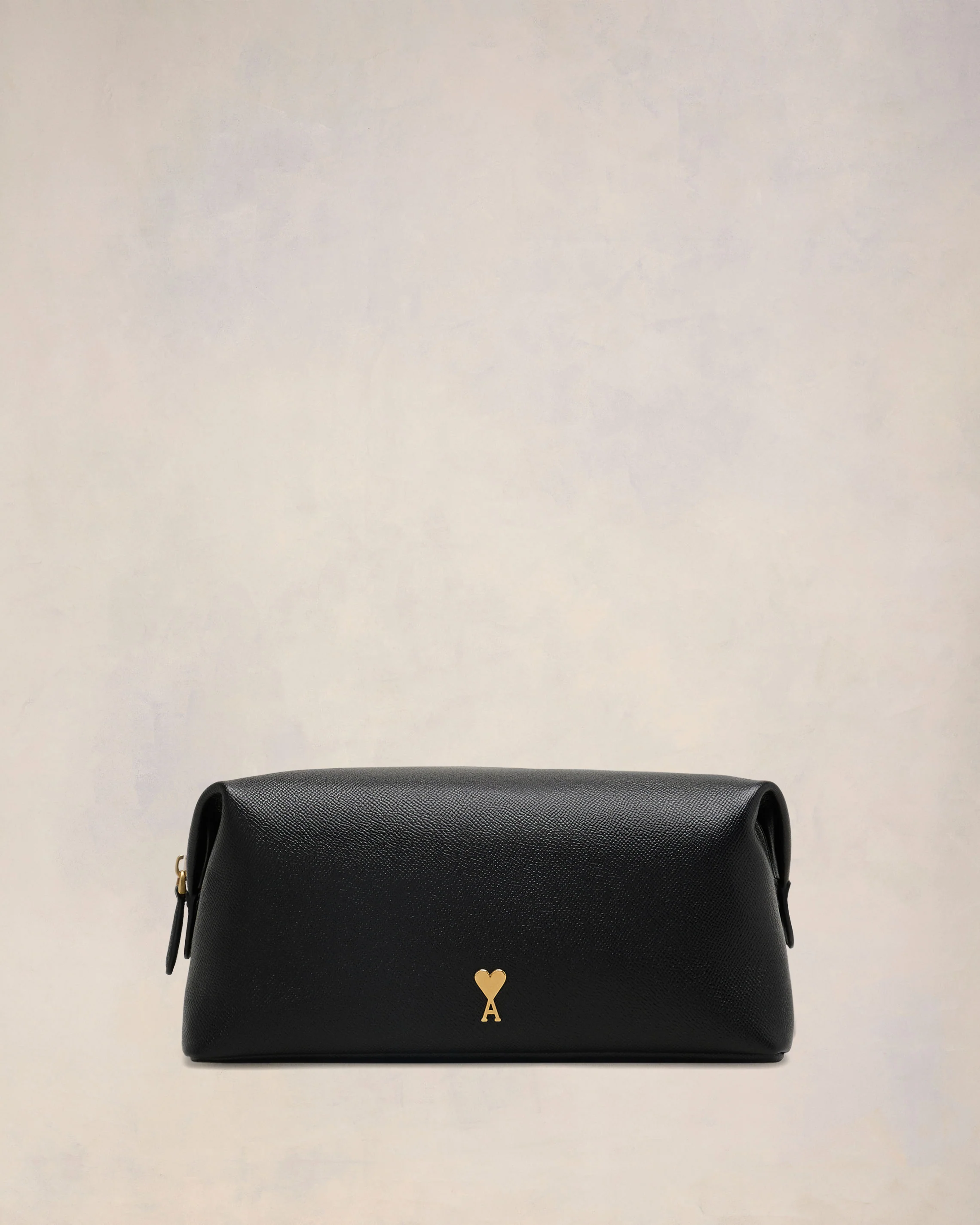 Black Leather Paris Paris Toiletry Pouch