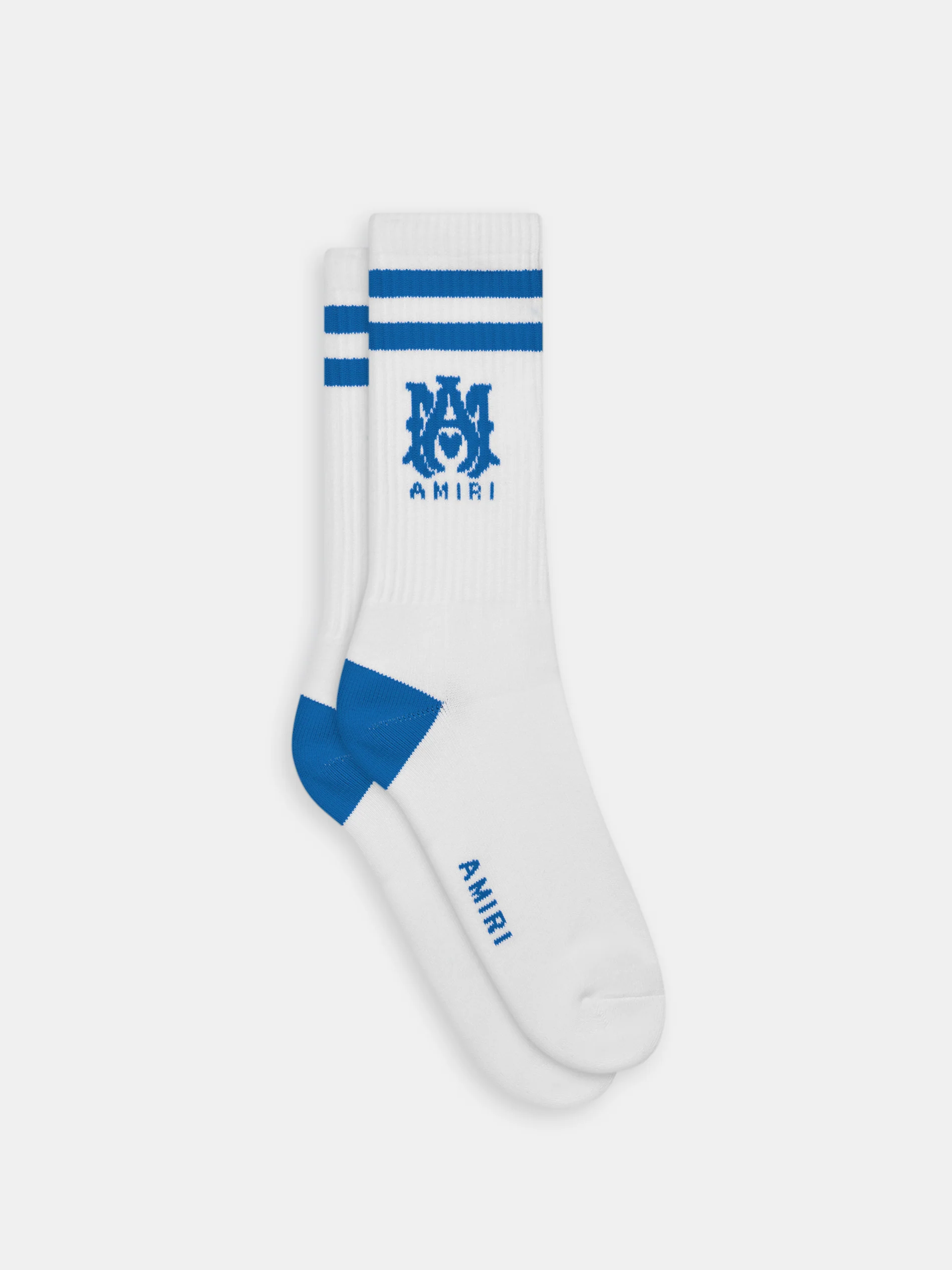 MA STRIPE SOCKS - White Blue