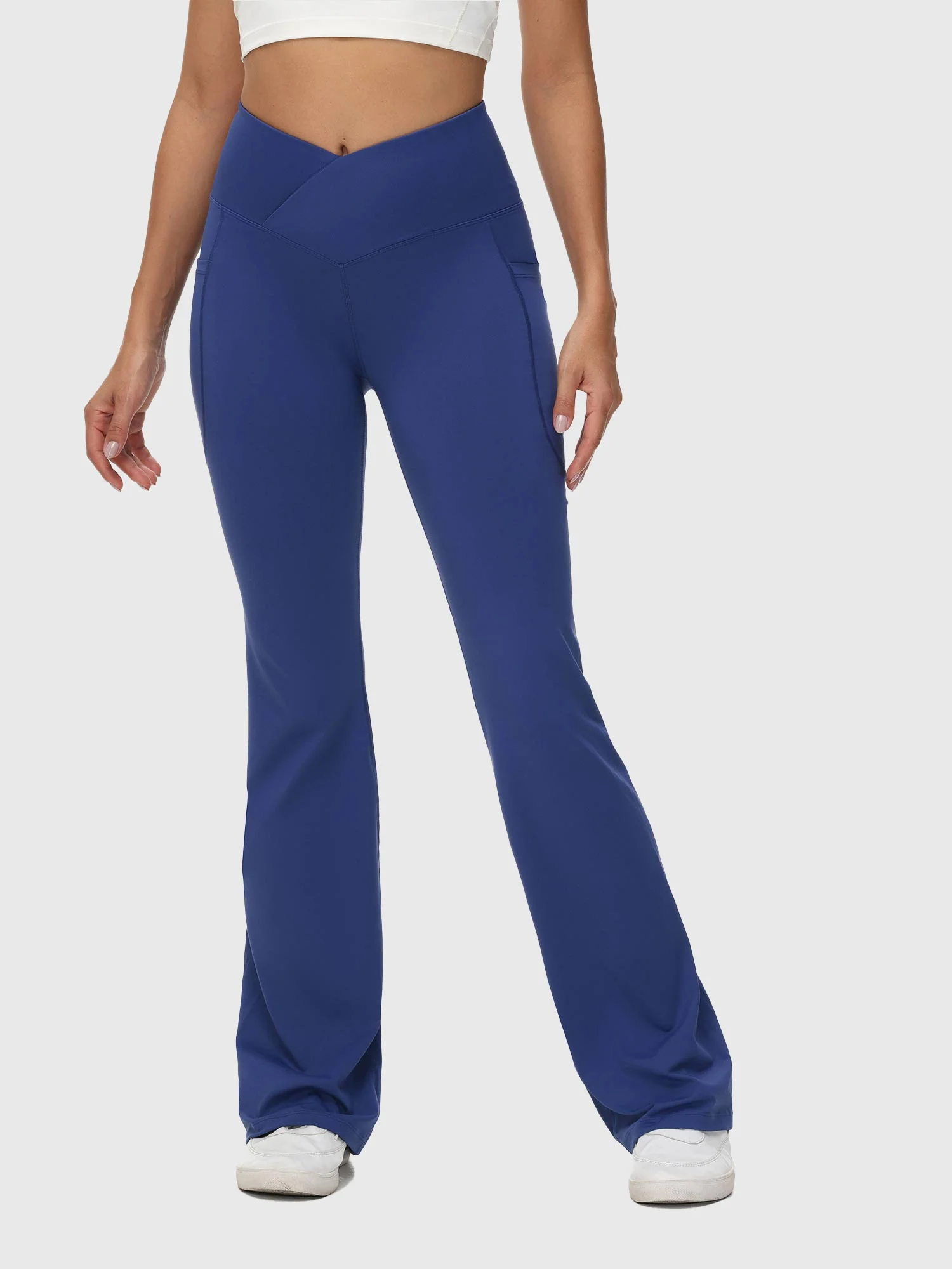 Laureate 34 Crossover High Rise Flared Pants