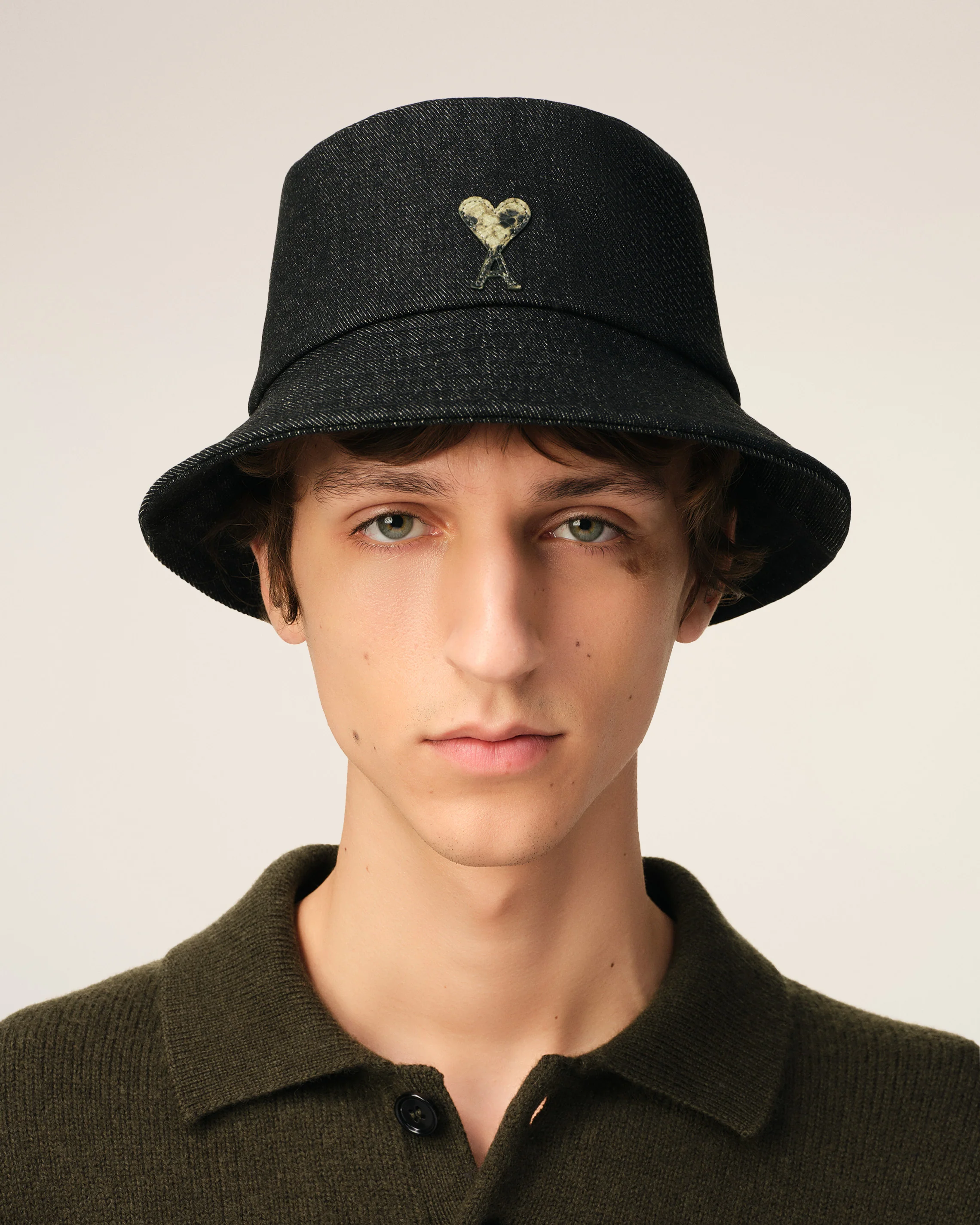 Bob Rivet Ami De Coeur Noir En Coton