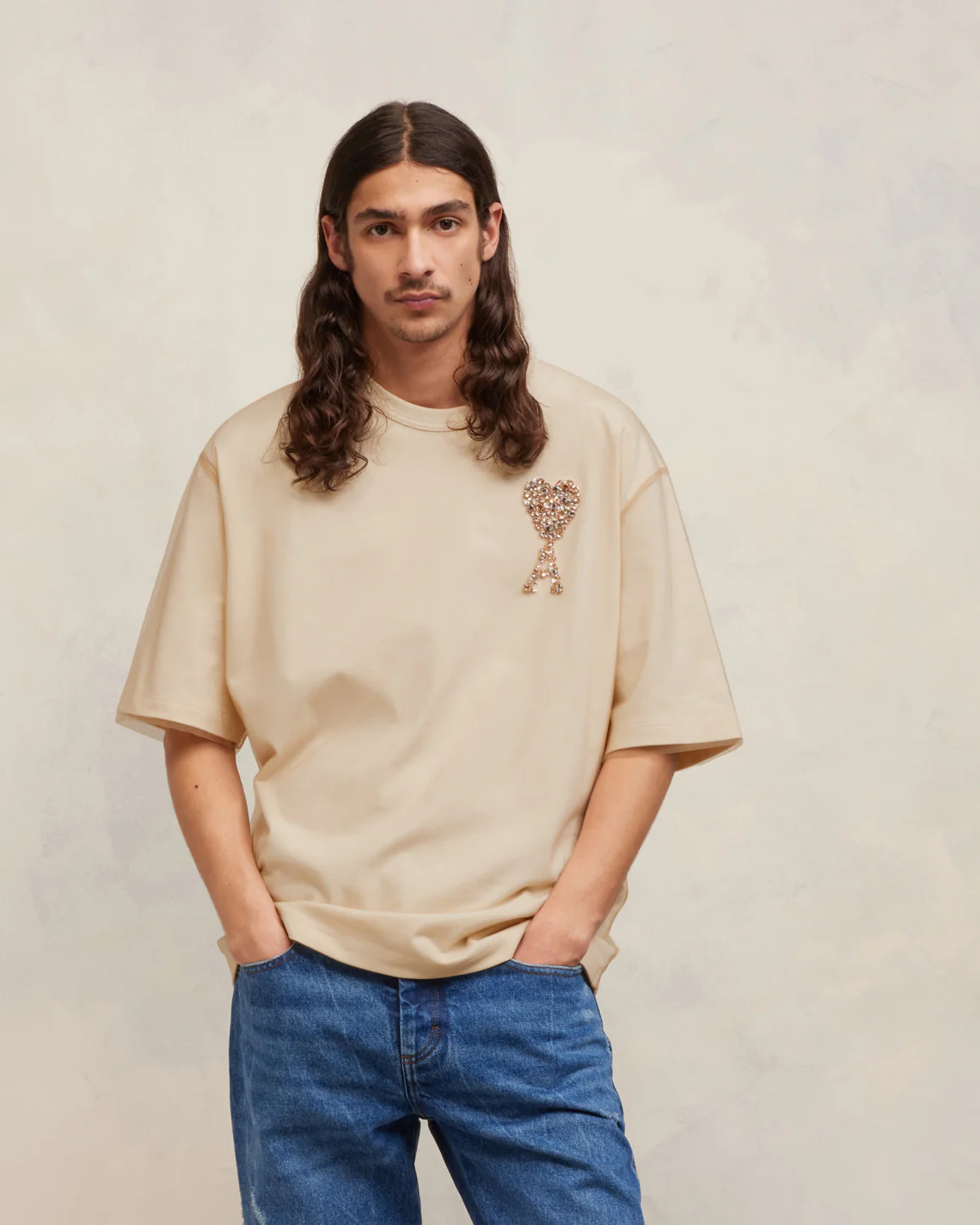 Ami de Coeur Embroidery T-shirt