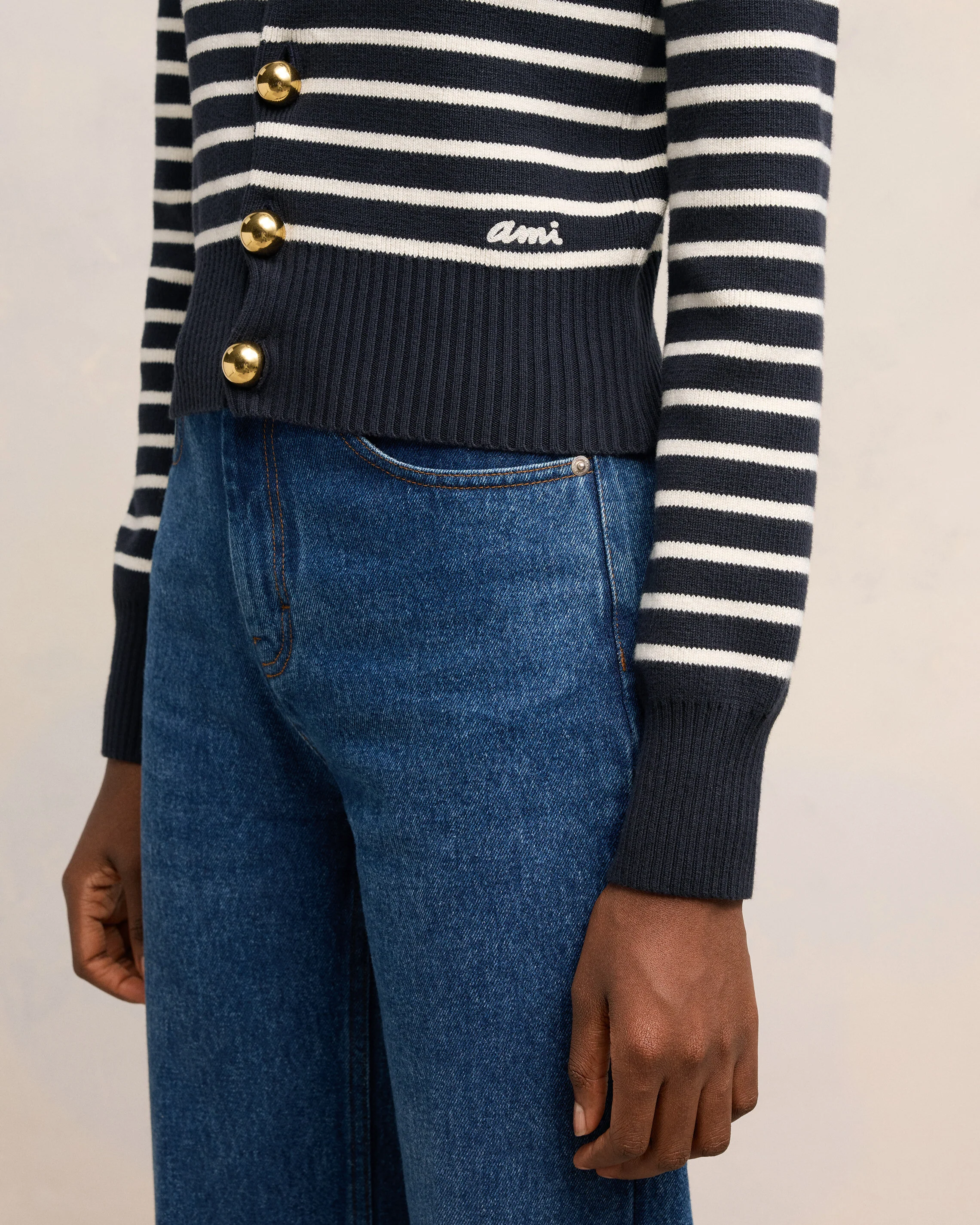 Striped Sailor Cardigan