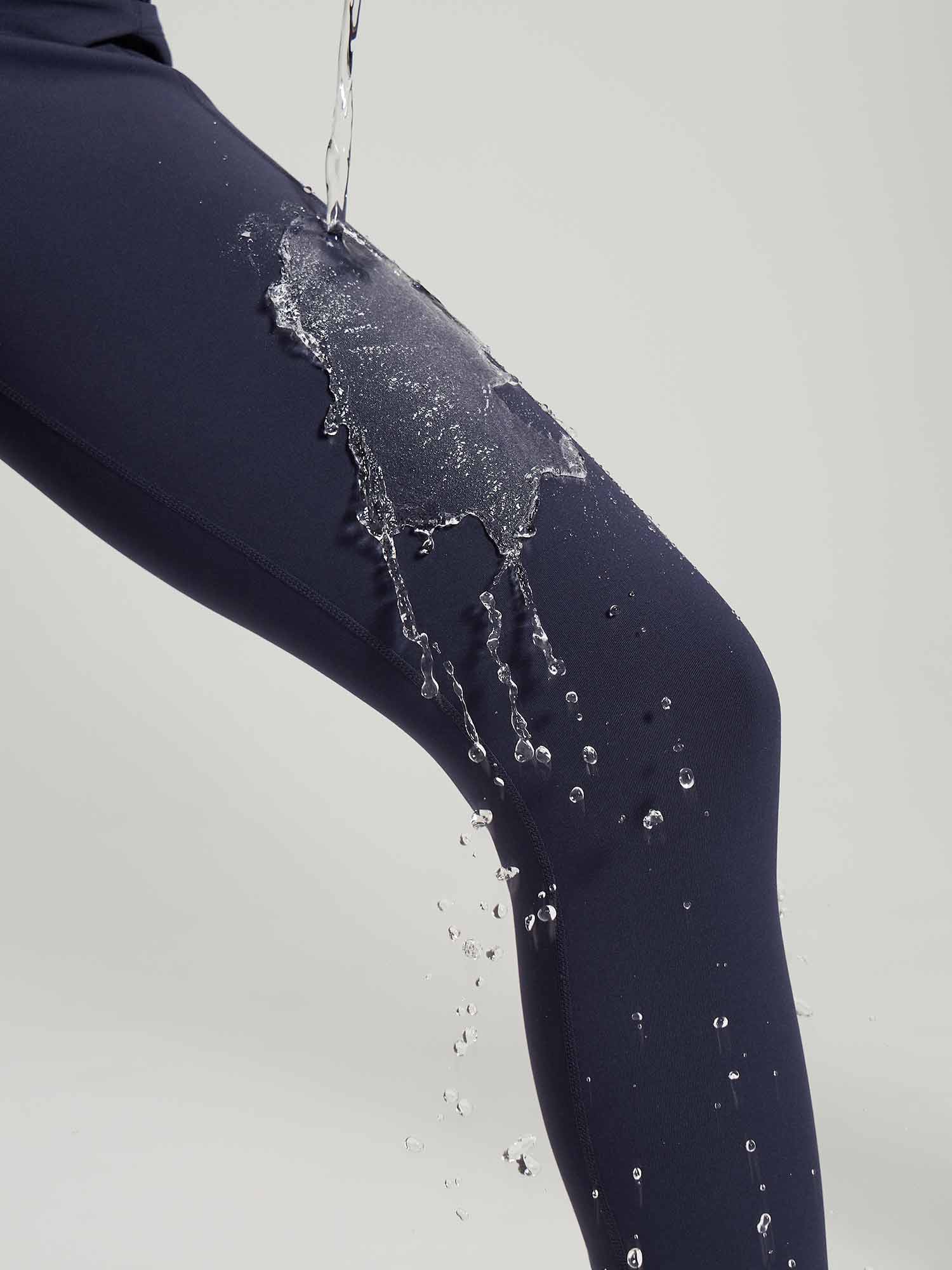 Laureate Zipper Pockets Fleece Lined Leggings