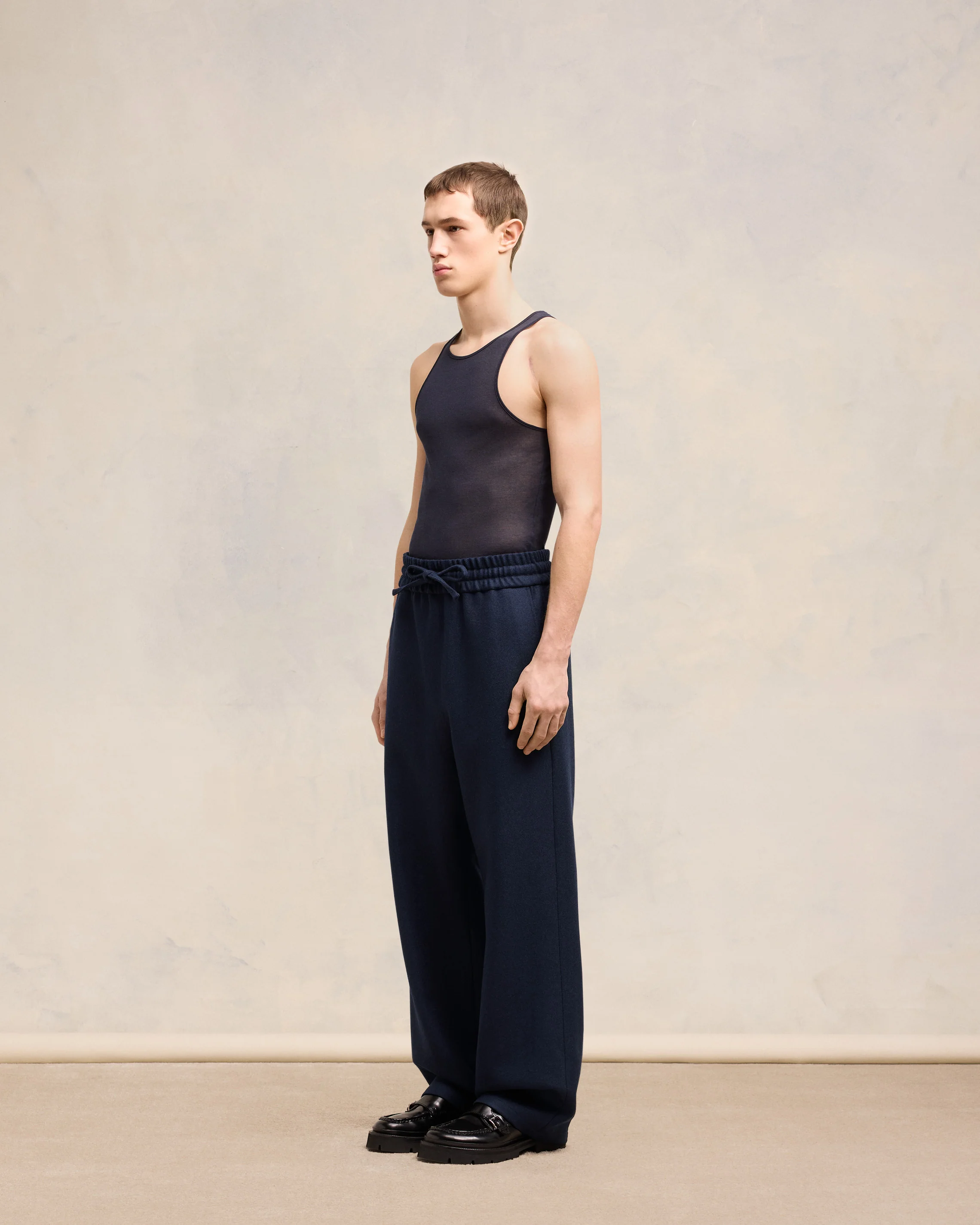 Wide Elasticated Waist Trousers