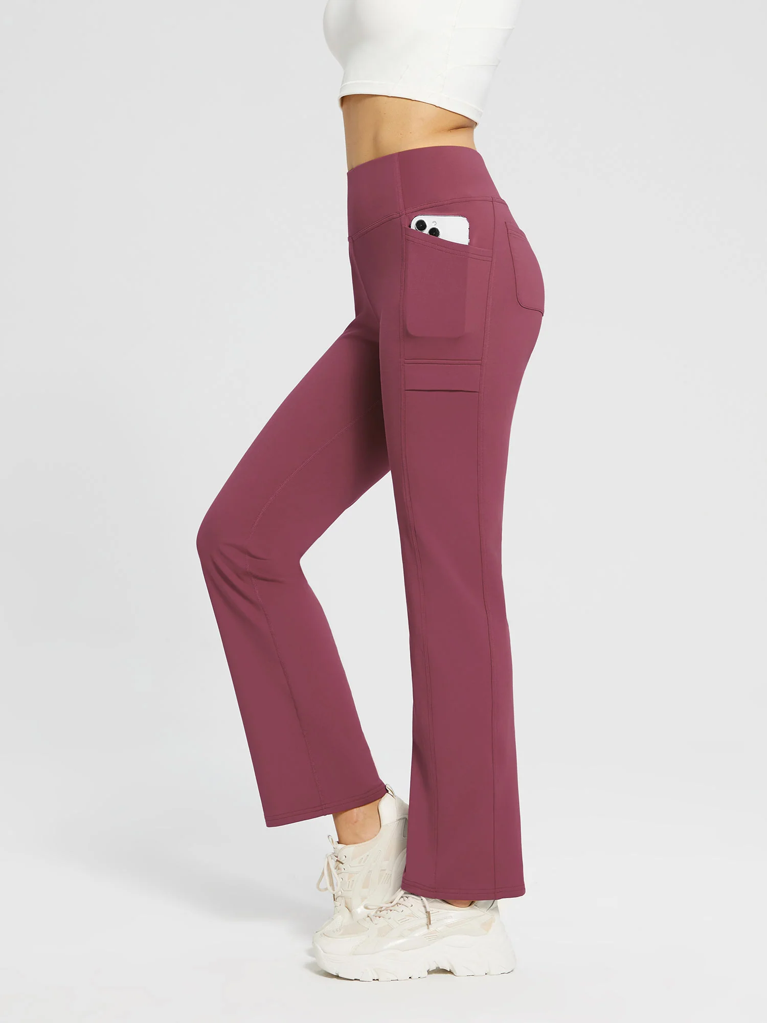 Evergreen Fleece Straight-Leg Trousers