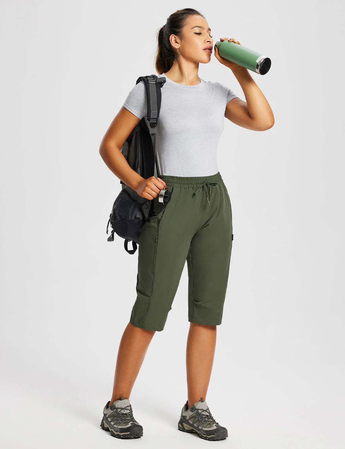 Laureate UPF50+ DWR Pocketed Capris