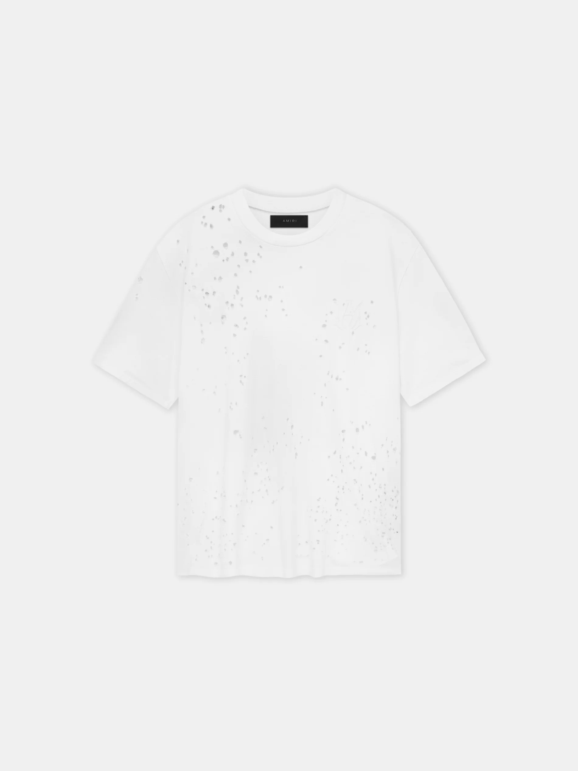 MA SHOTGUN EMBROIDERED TEE - White