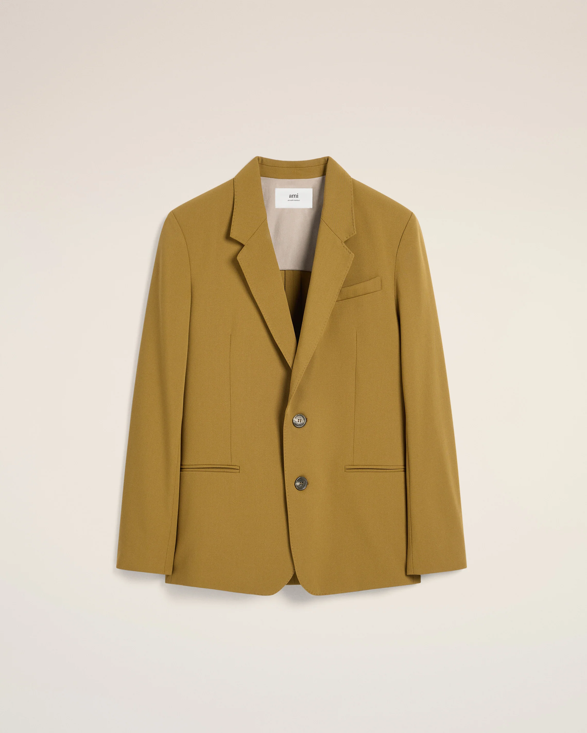 Mustard Wool Semi-Lined Jacket