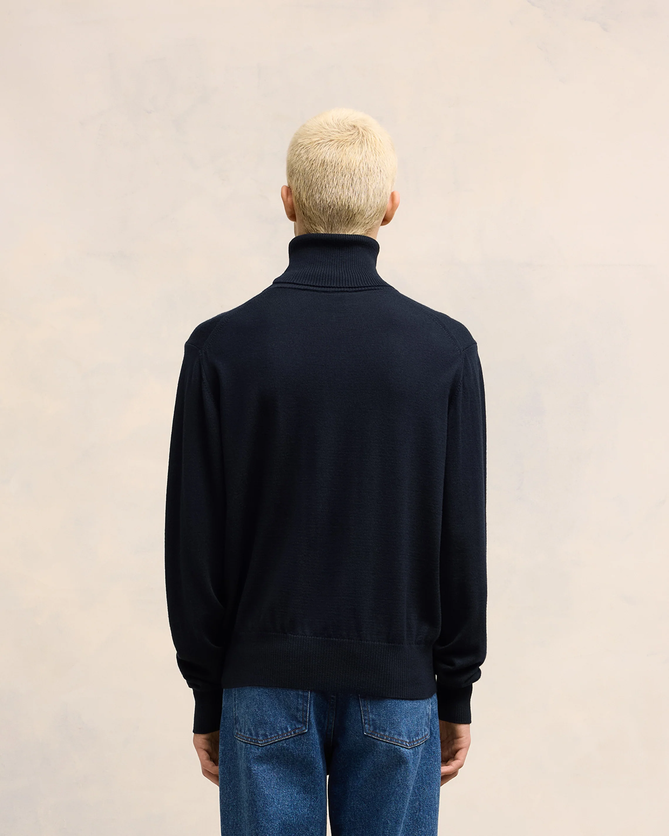 Red Ami de Coeur Turtle Neck Sweater