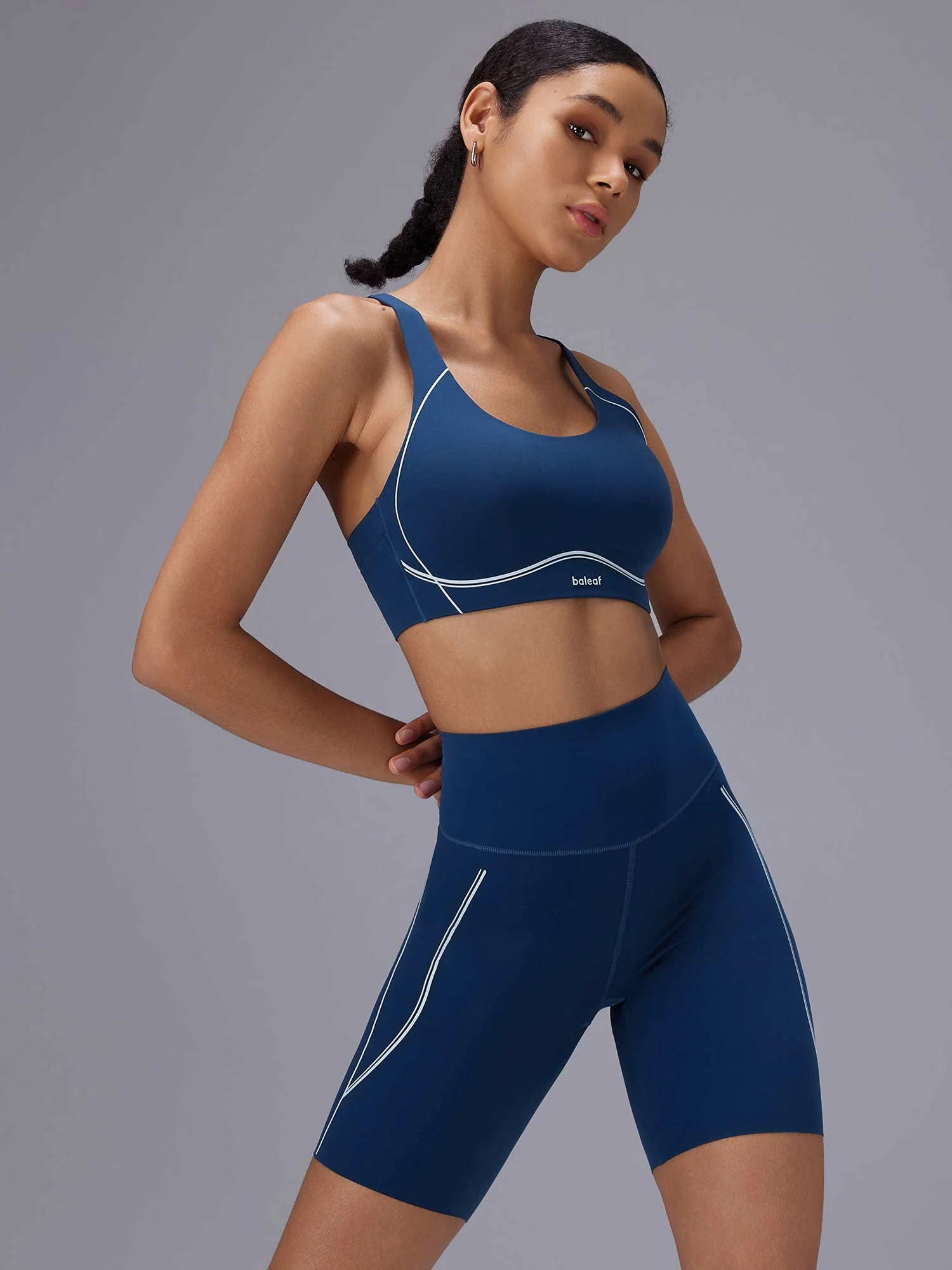 Freeleaf Printed Spaghetti Strap Sports Bra