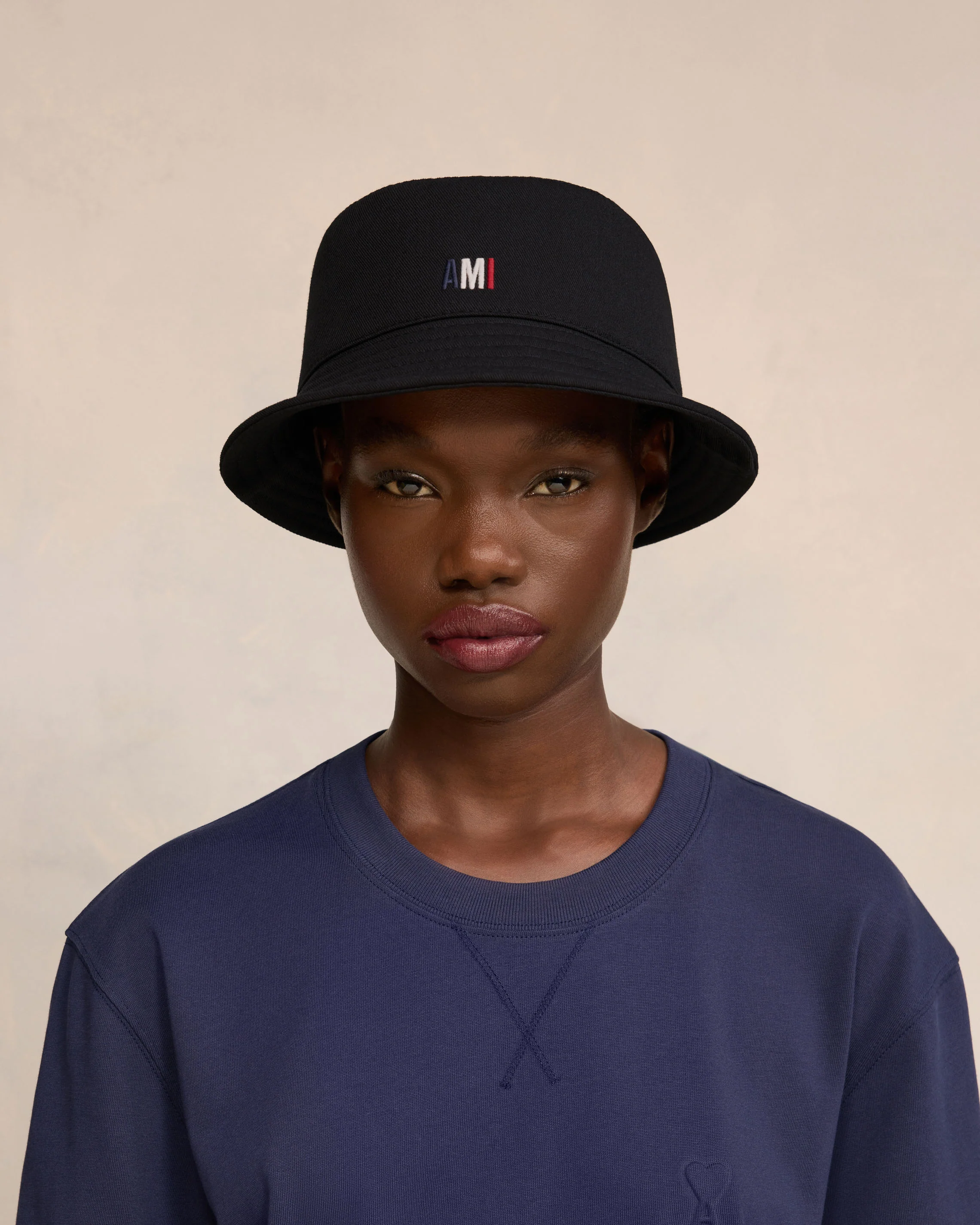 Ami Embroidered Bucket Hat