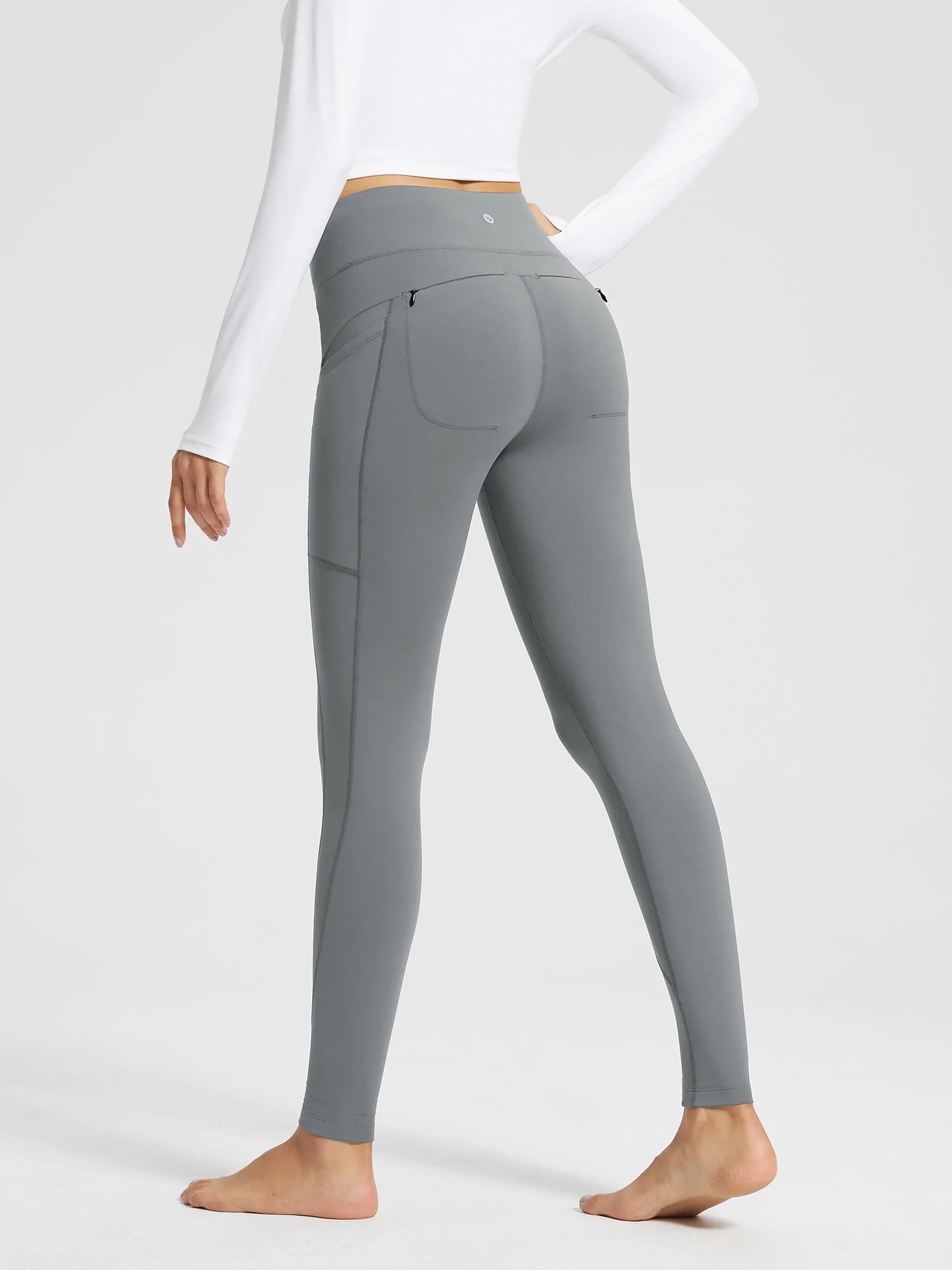 Laureate Fleece-Lined High Rise Pocket Leggings