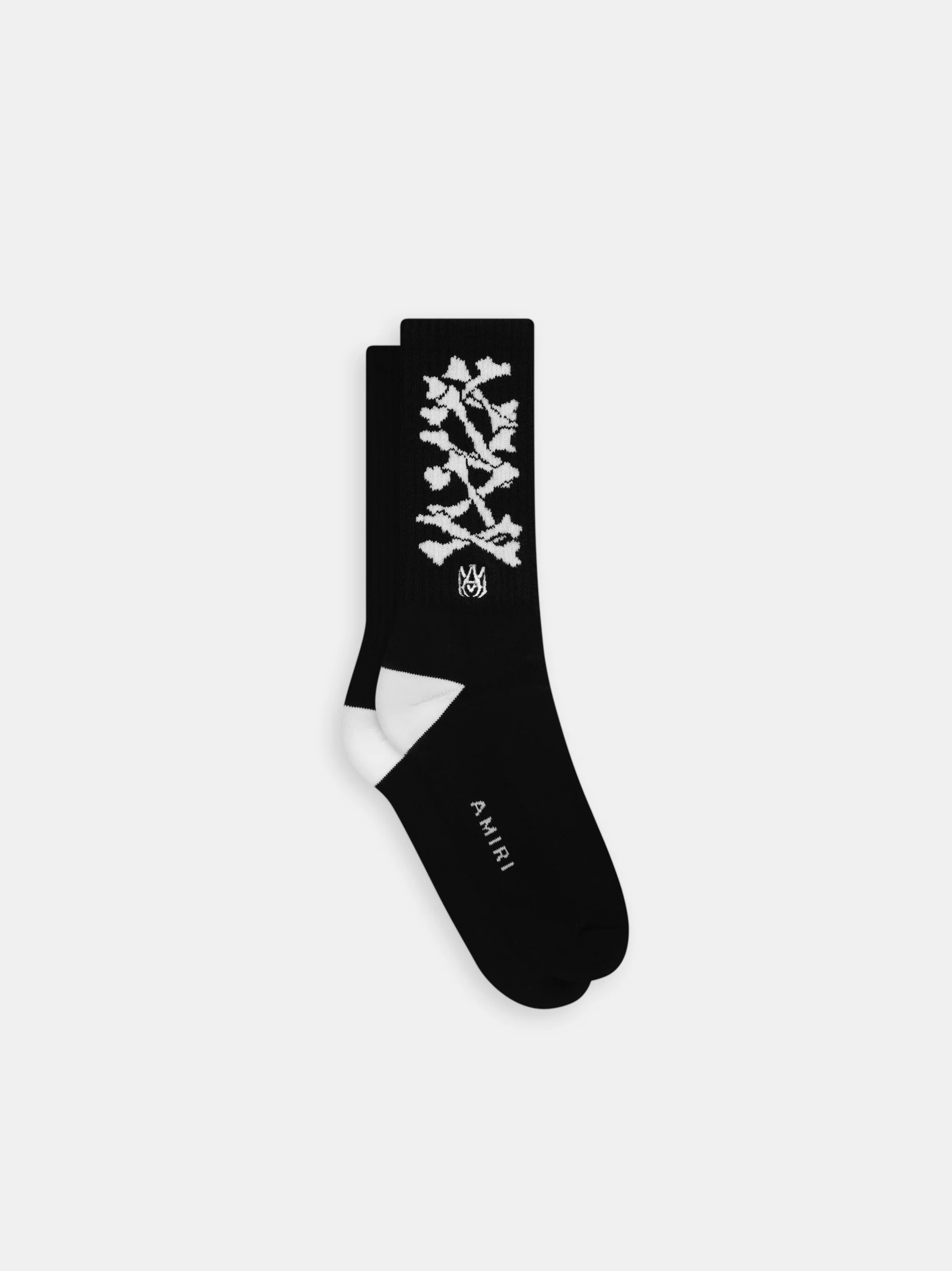 KIDS - KIDS' BONES STACKED SOCKS - Black
