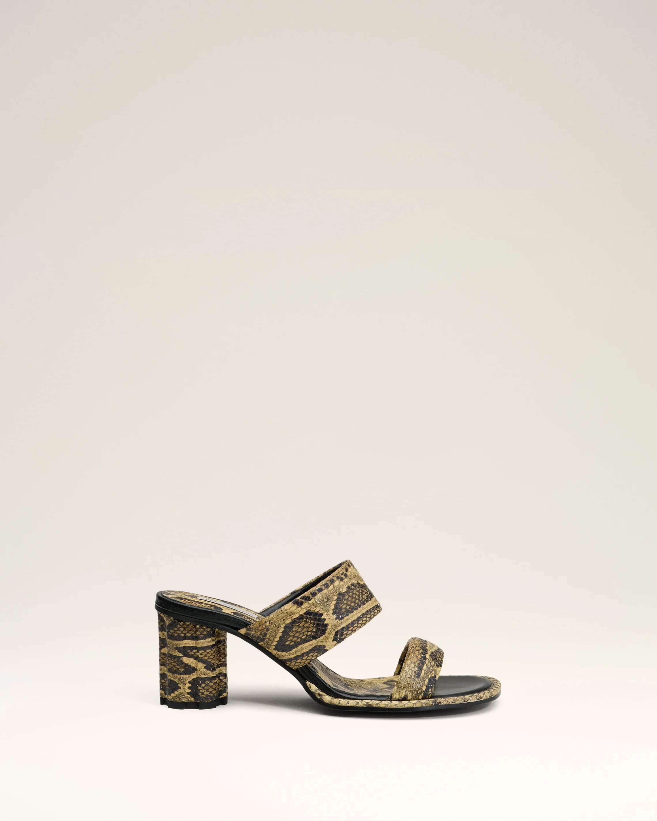 Beige Leather Piano Sandals