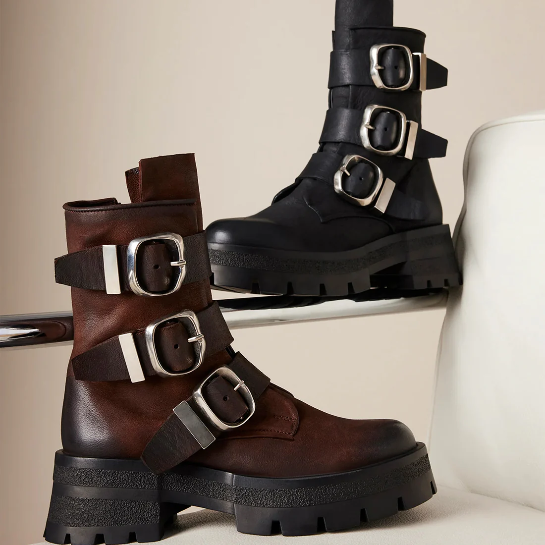 ROLAND BROWN LEATHER