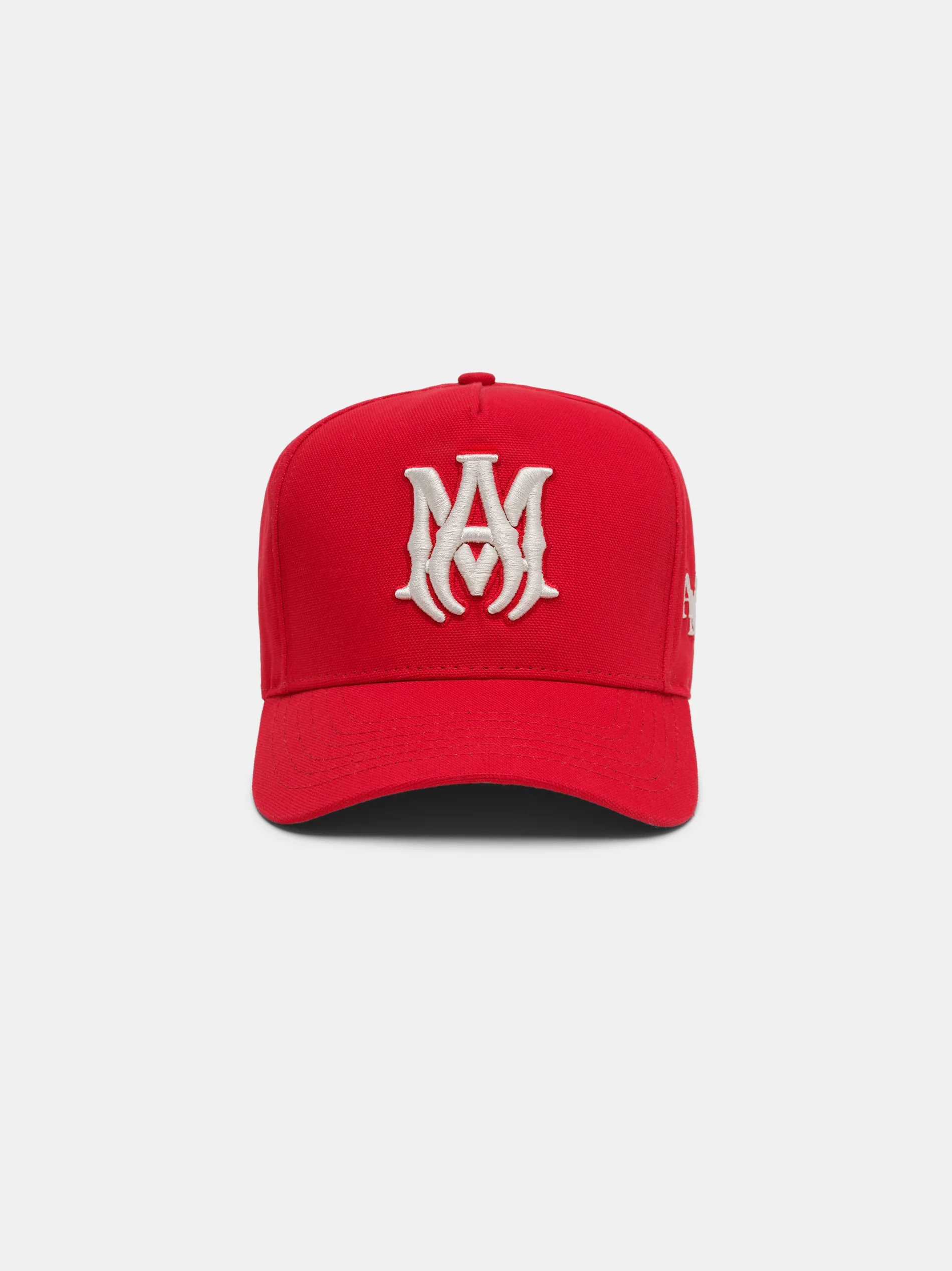 MA STAGGERED AMIRI FULL CANVAS HAT - Red
