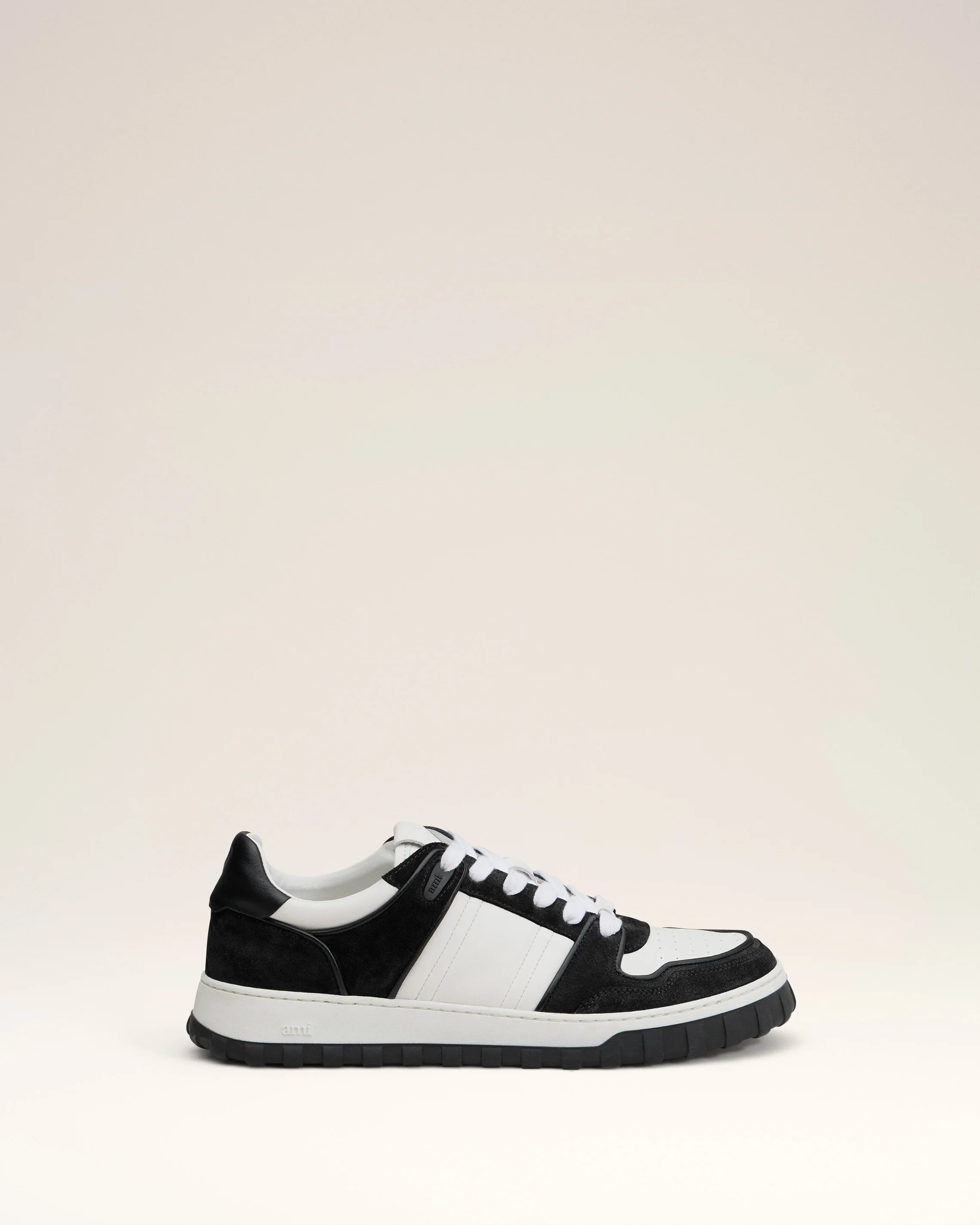 White Leather Low Top Walk Sneakers