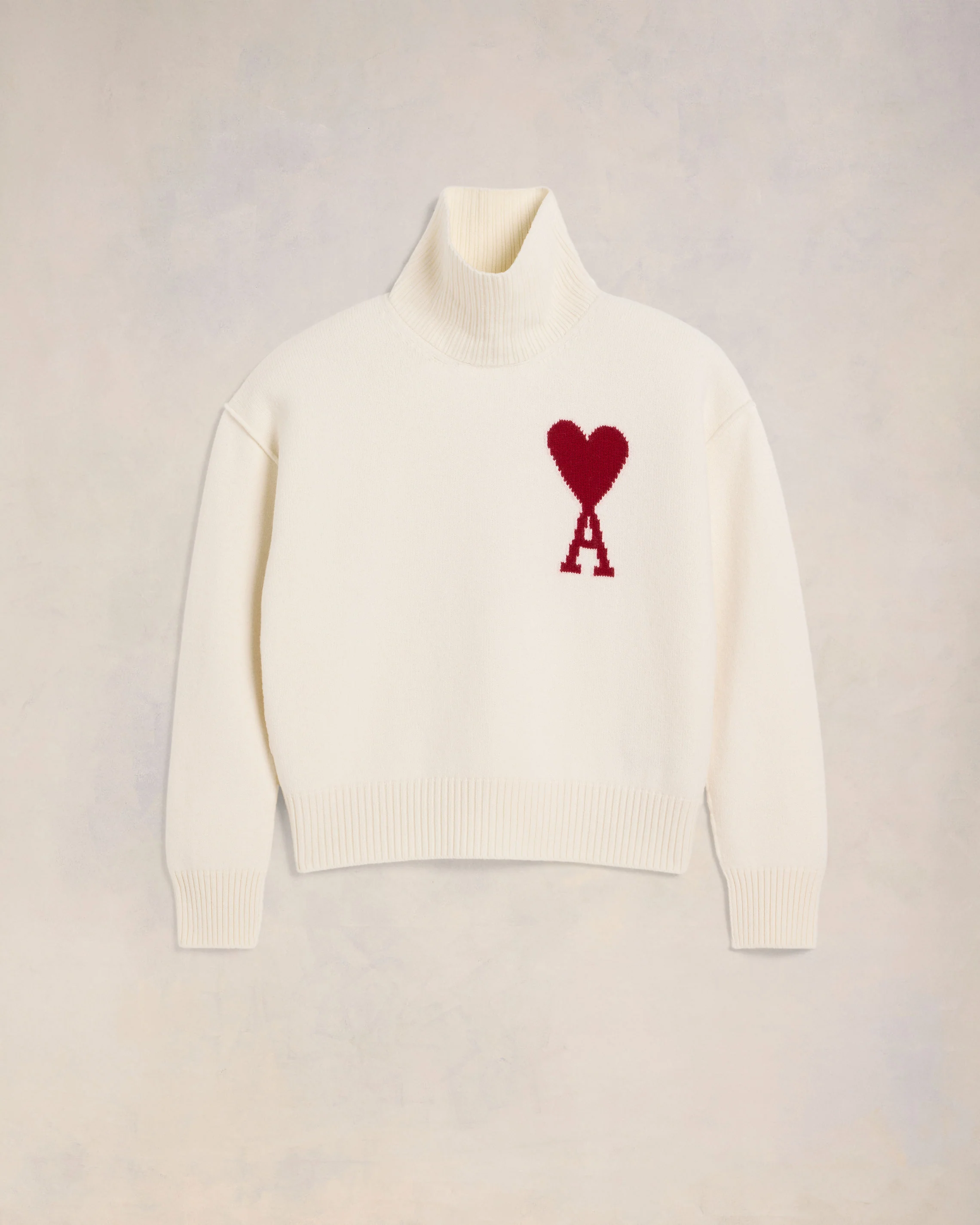 White Wool Ami de Coeur Sweater