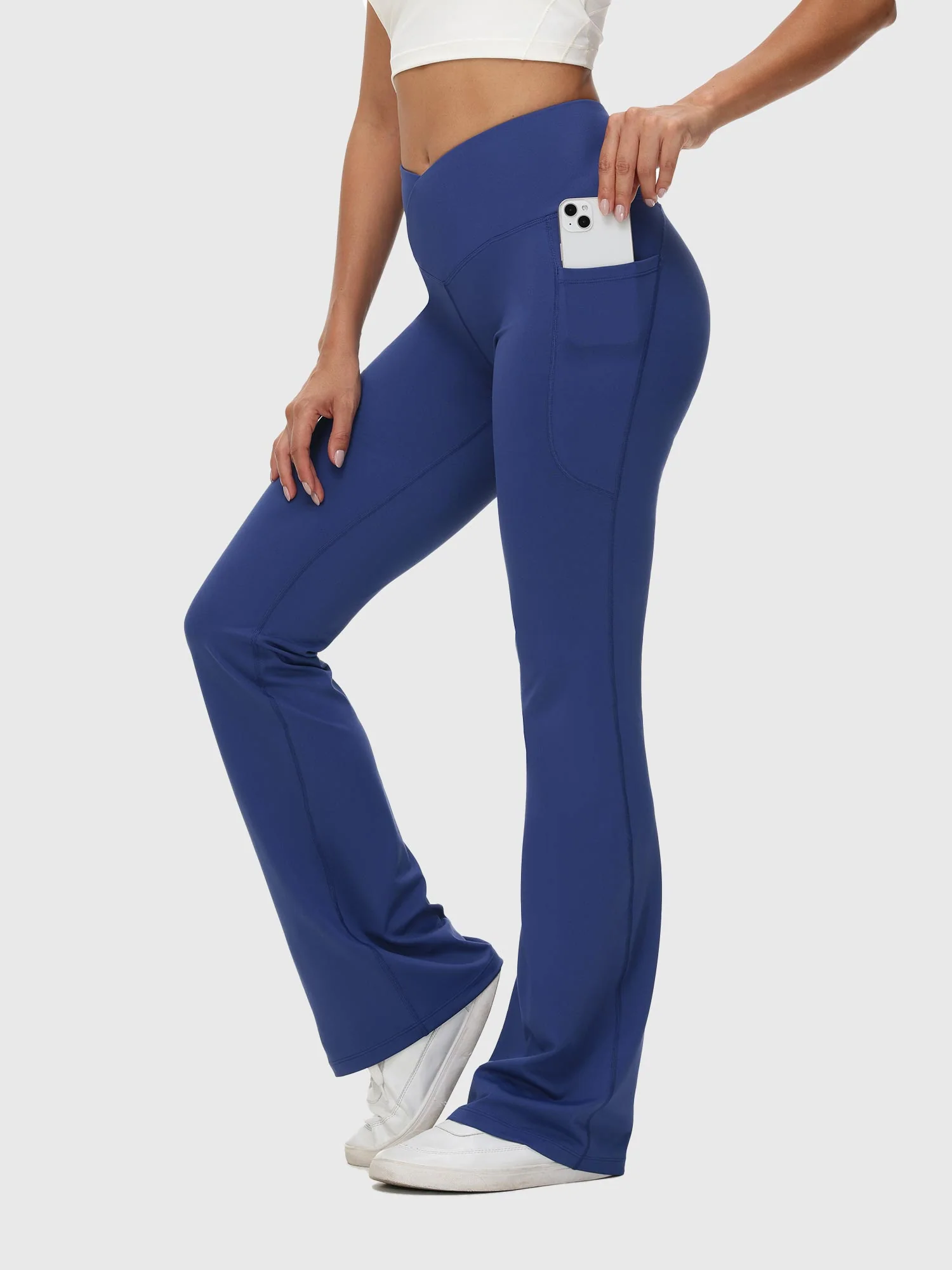 Laureate 34 Crossover High Rise Flared Pants
