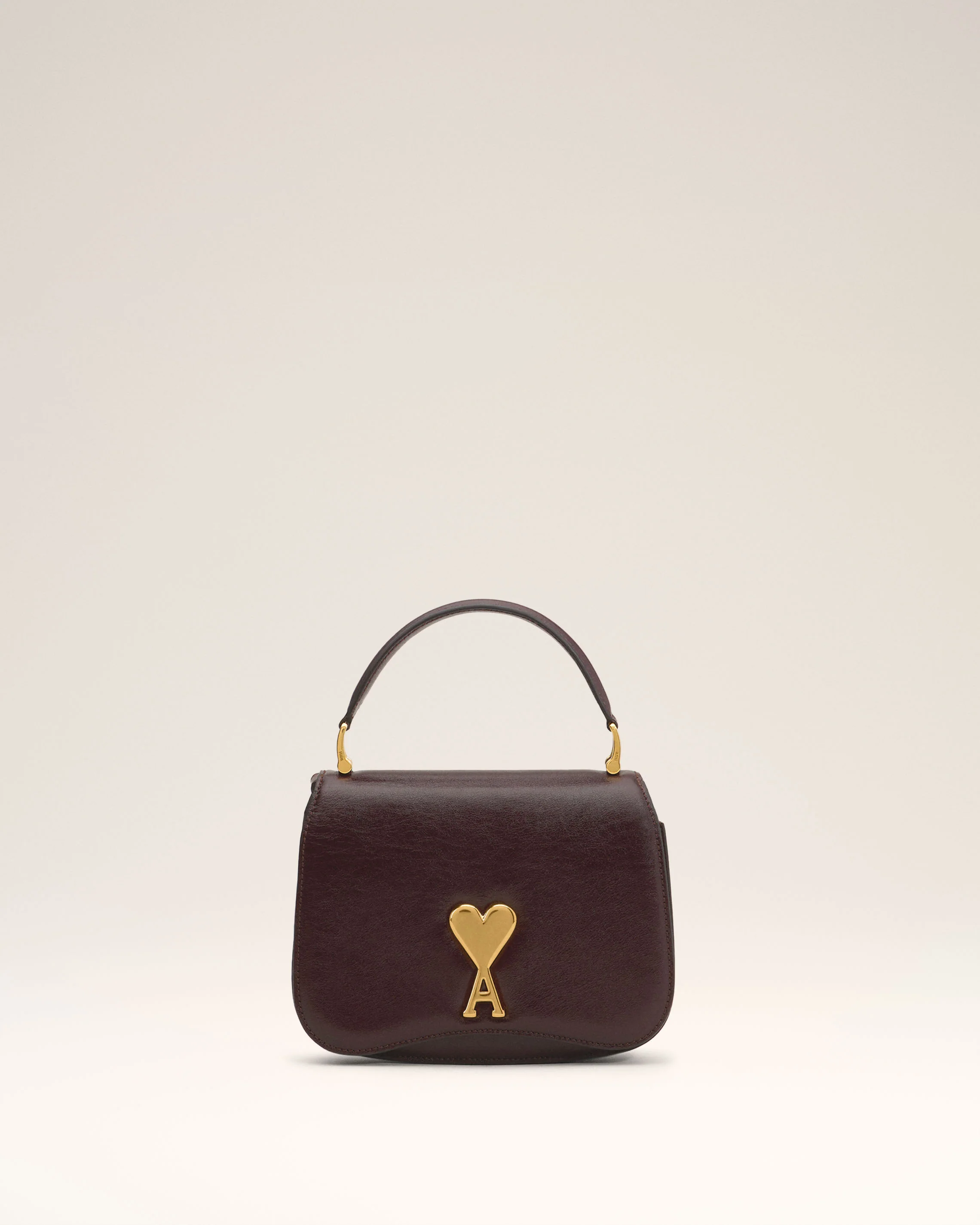Burgundy Leather Top Handle Paris Paris Bag