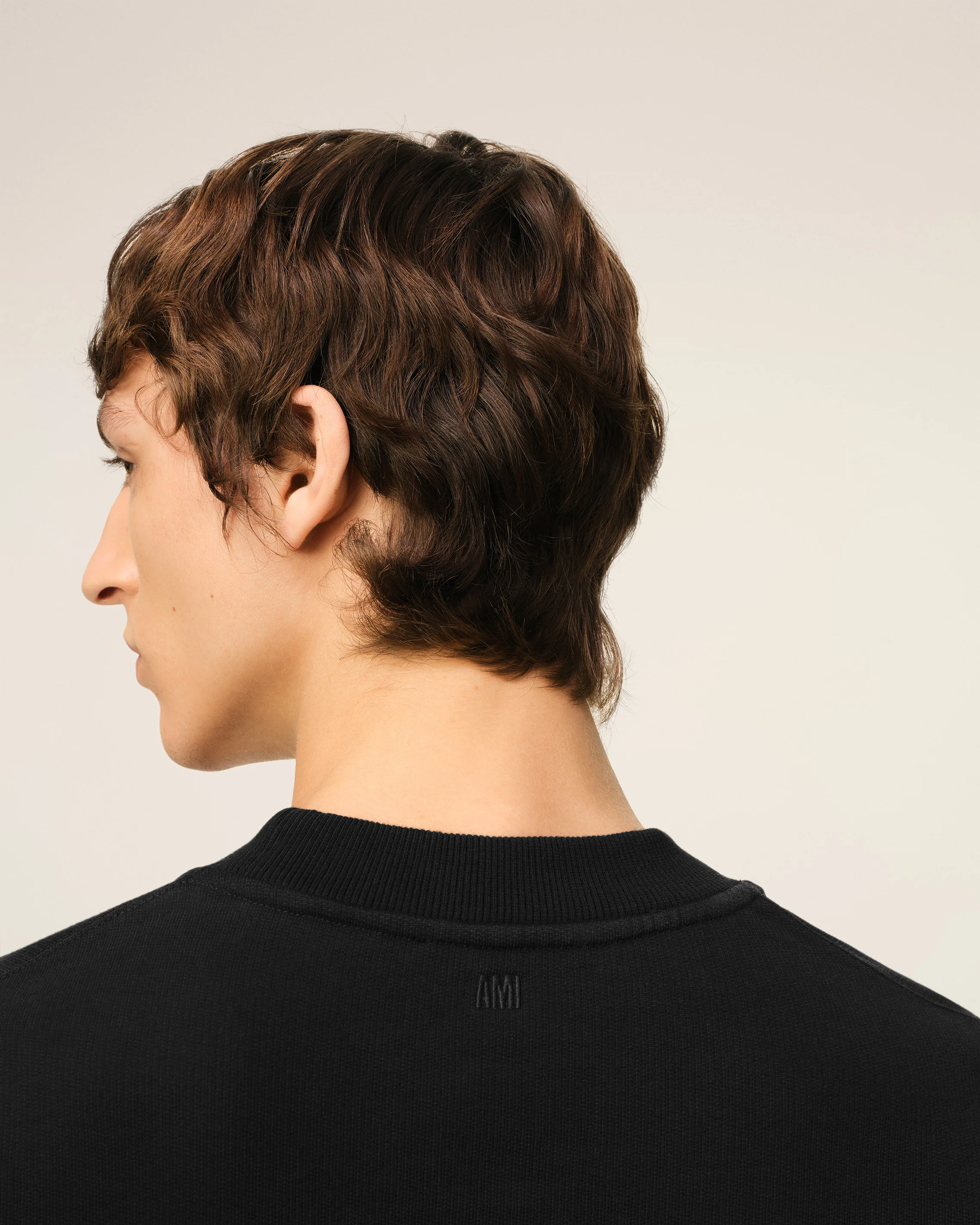 Black Cotton Ami de Coeur Sweatshirt