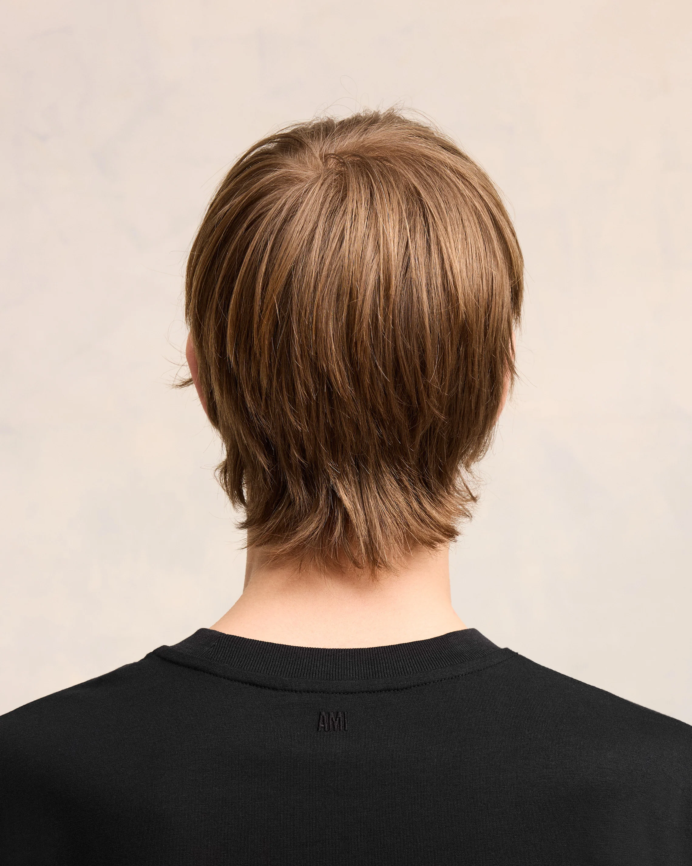 Black Cotton Ami de Coeur T-Shirt