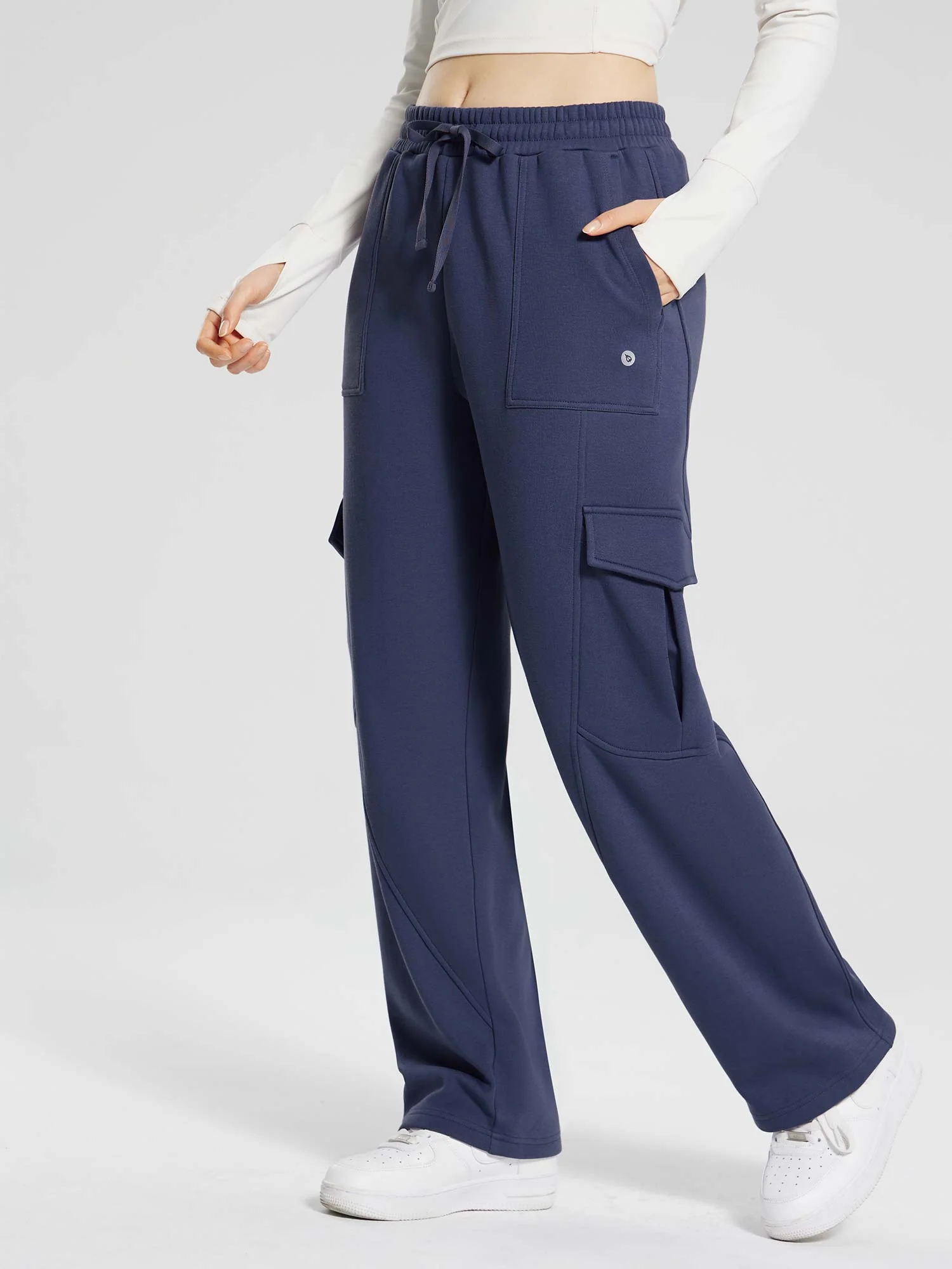 Evergreen Fleece Multi-Pocket Cargo Pants