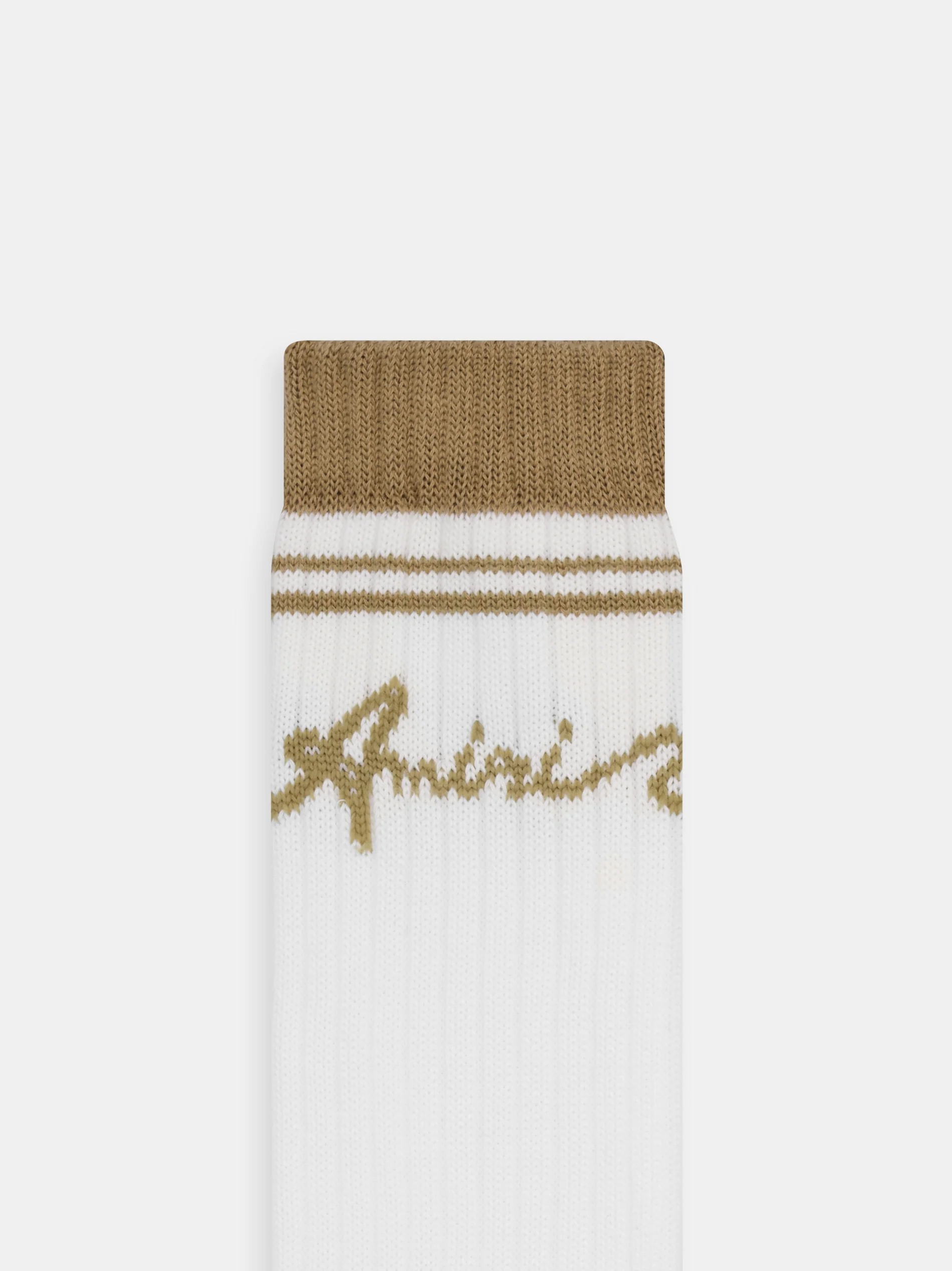 AMIRI WAVE SOCKS - Toasted Coconut