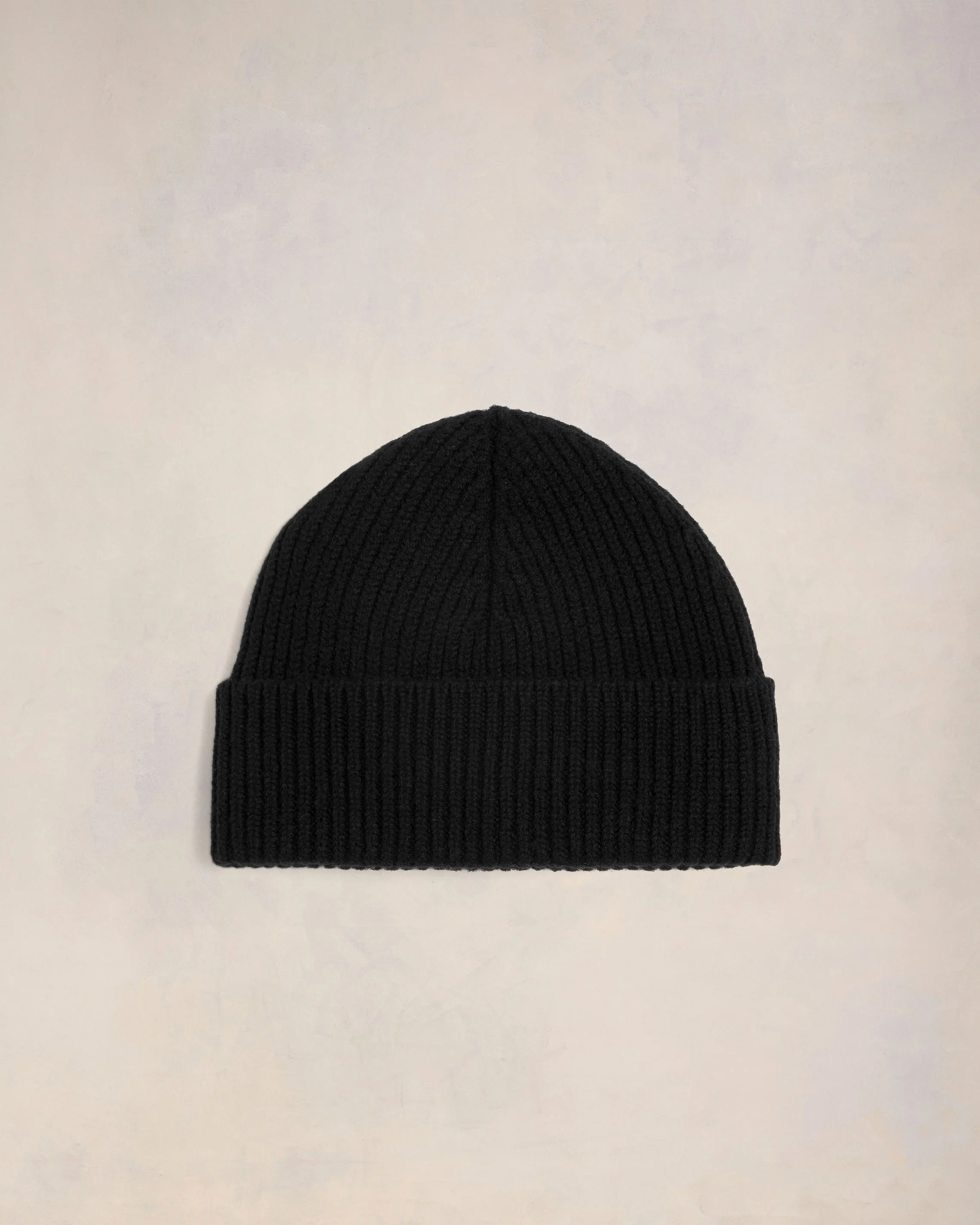 Black Wool Ami de Coeur Beanie