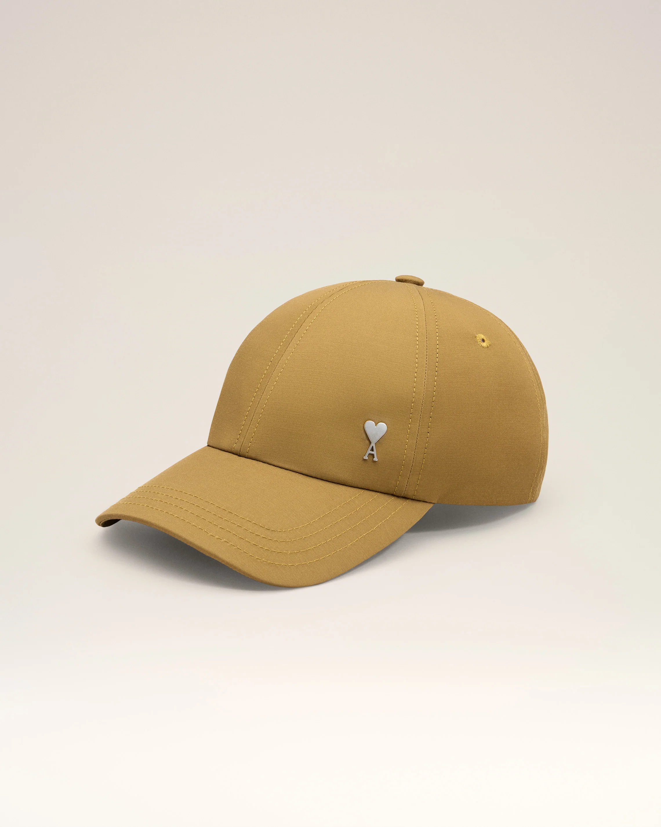 Casquette Moutarde Ami de Coeur En Sergé