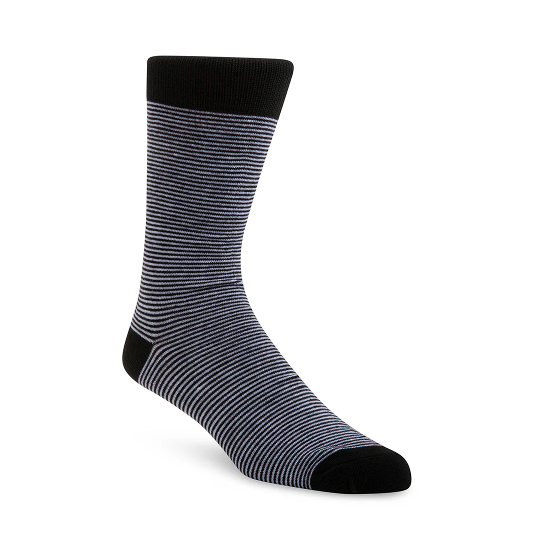 5PK MEN'S BLACK MULTI SOCKS