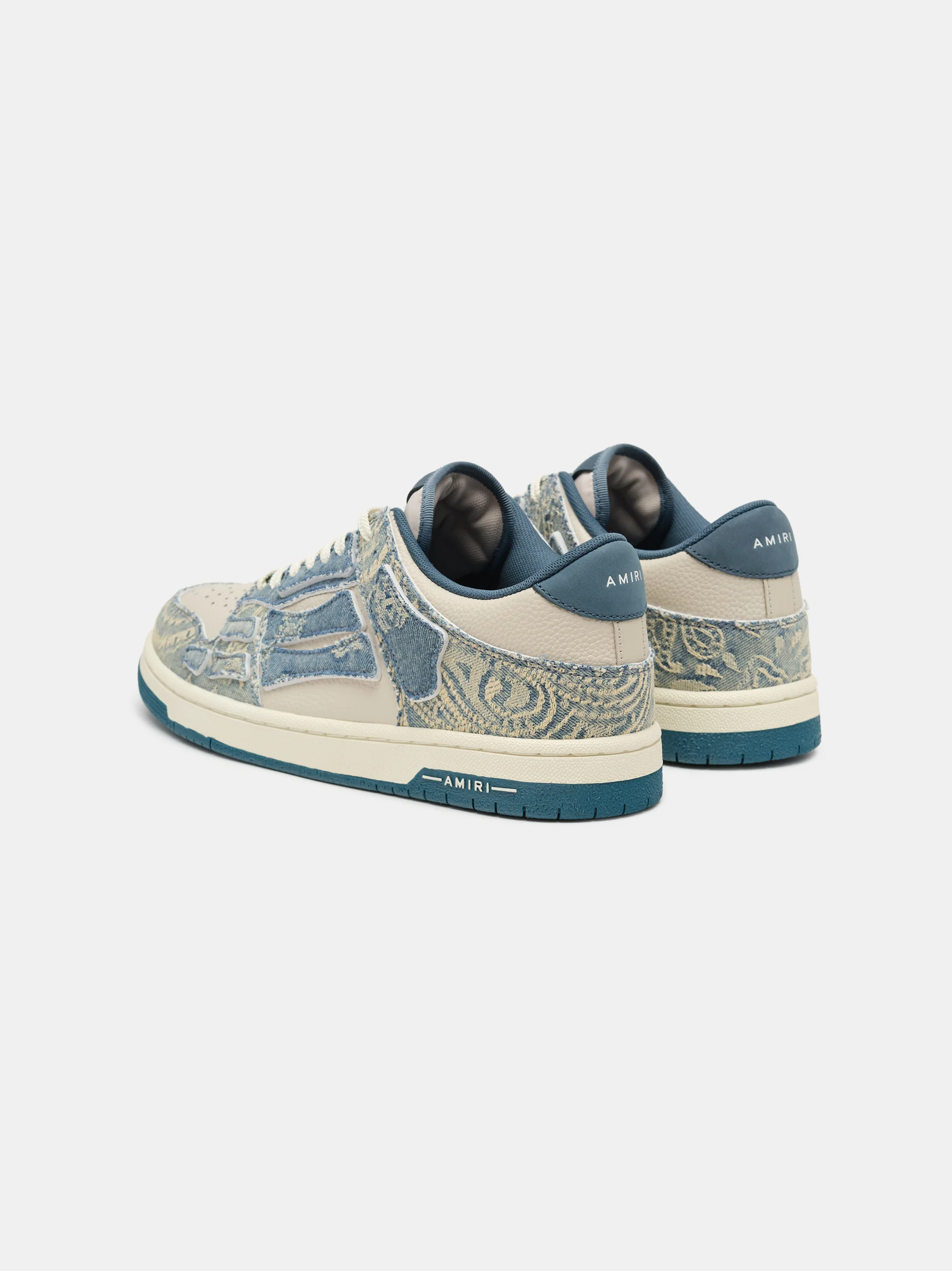 BANDANA JACQUARD SKEL-TOP LOW - NATURAL / DENIM-COTTON