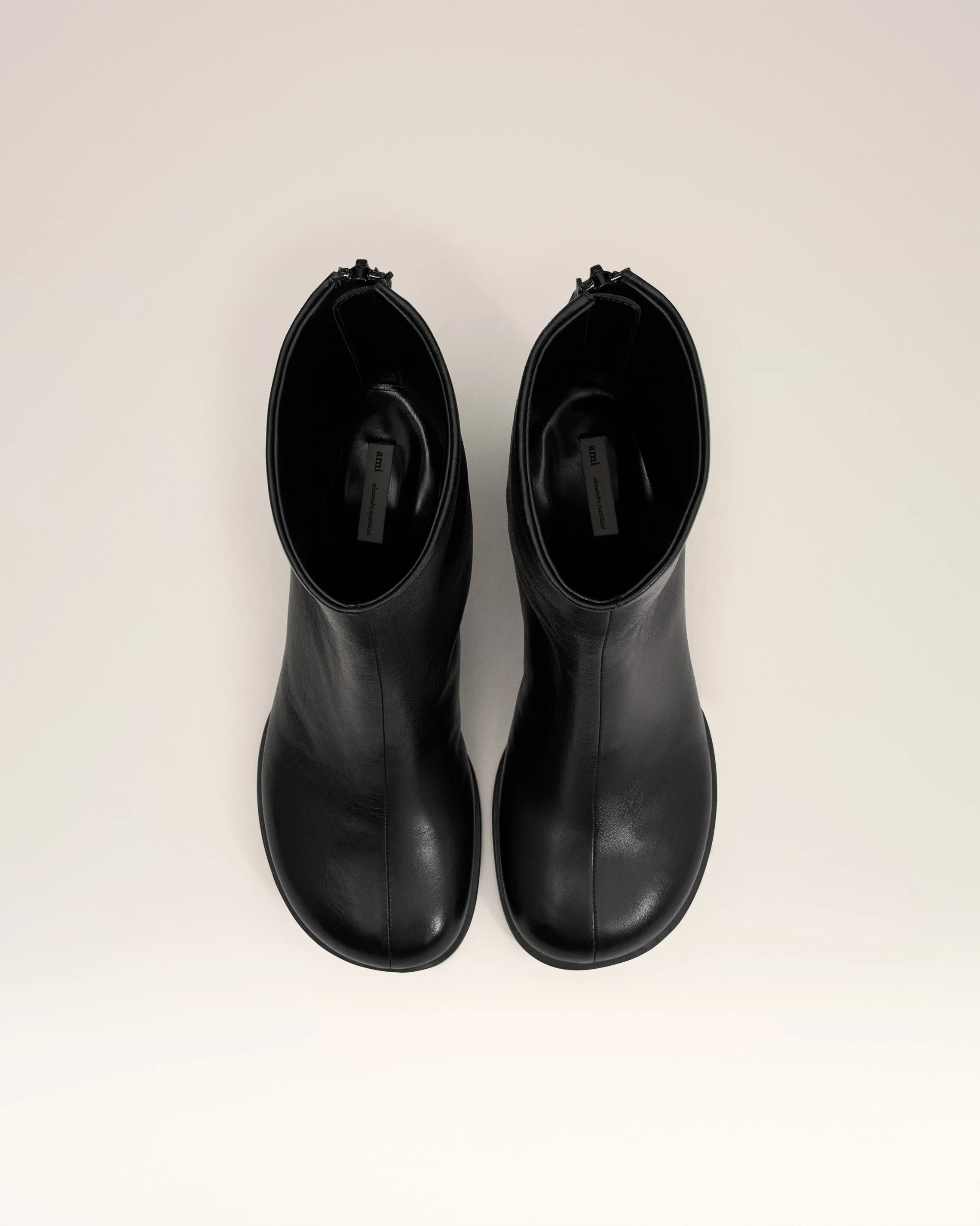 Black Leather Piano Boots