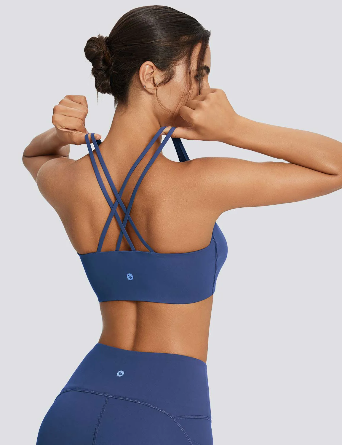 Nuleaf Spaghetti Strap Low Impact Bra