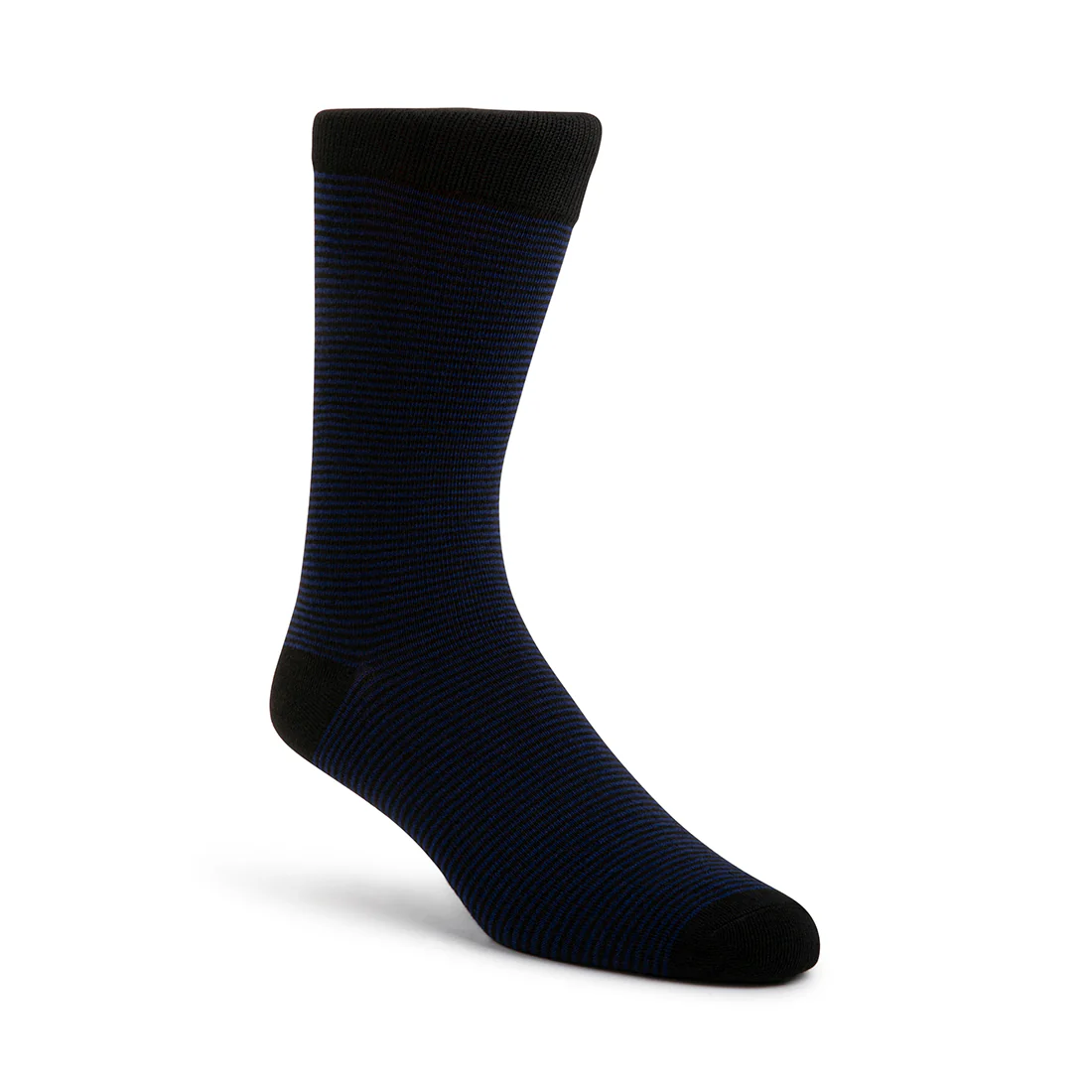 5PK MEN'S BLACK MULTI SOCKS