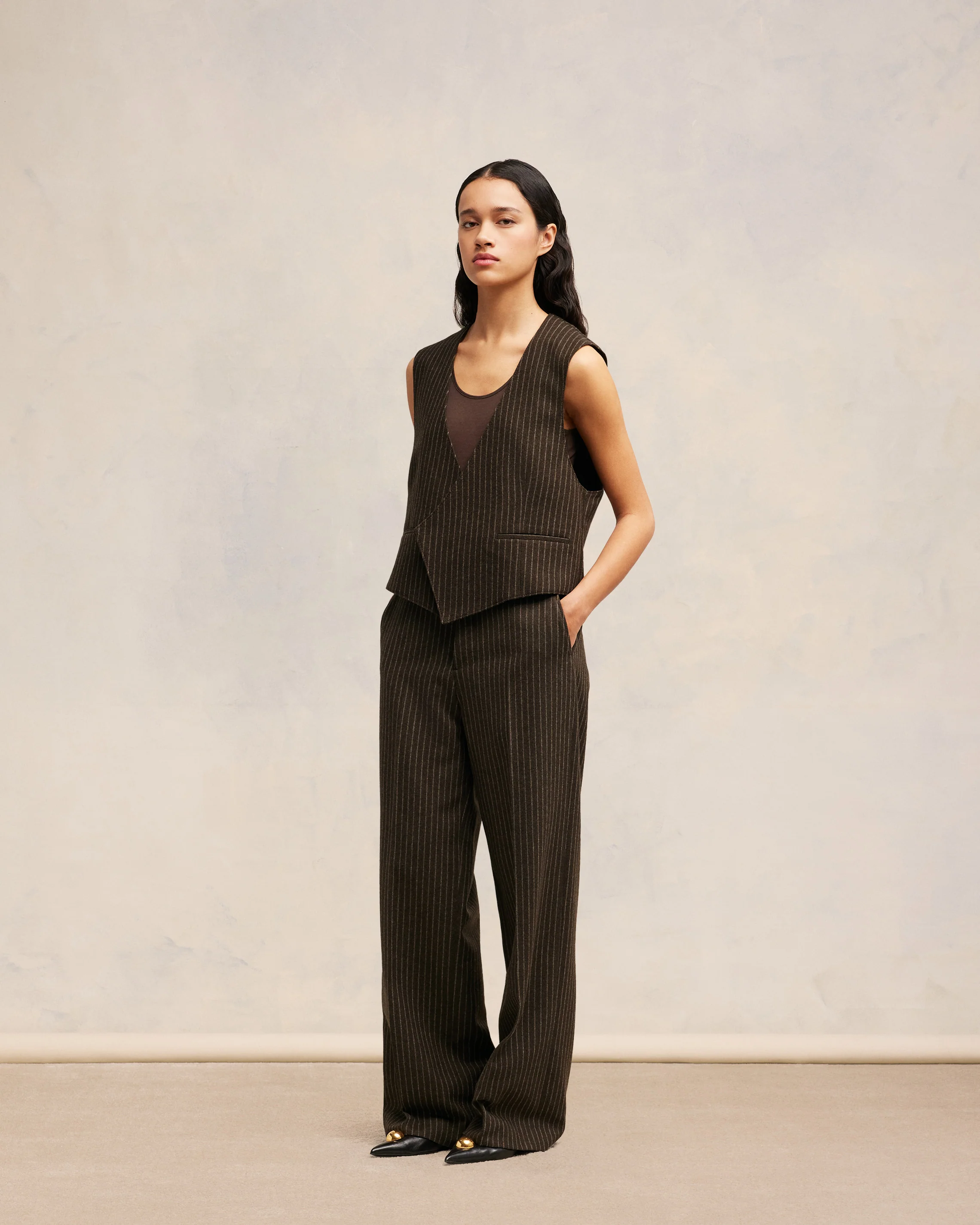 Sleeveless Military Jacket