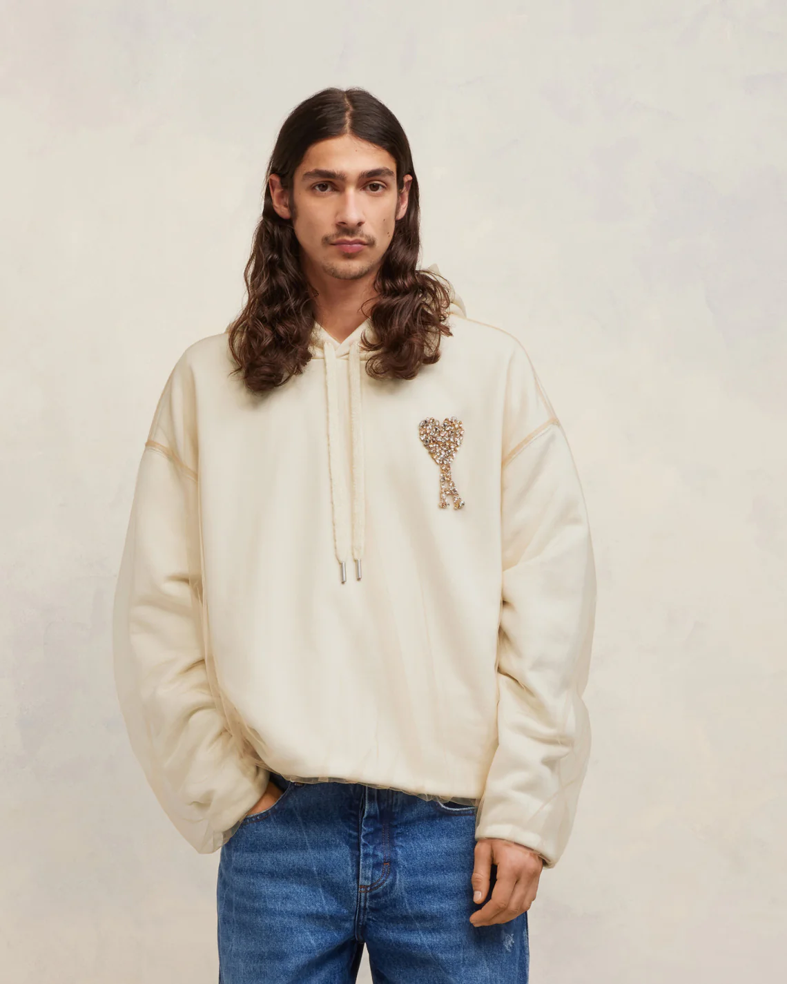 Ami de Coeur Embroidery Hoodie