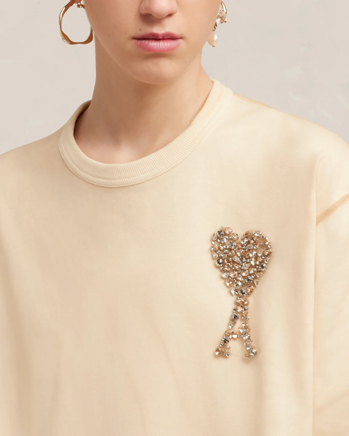 Ami de Coeur Embroidery T-shirt