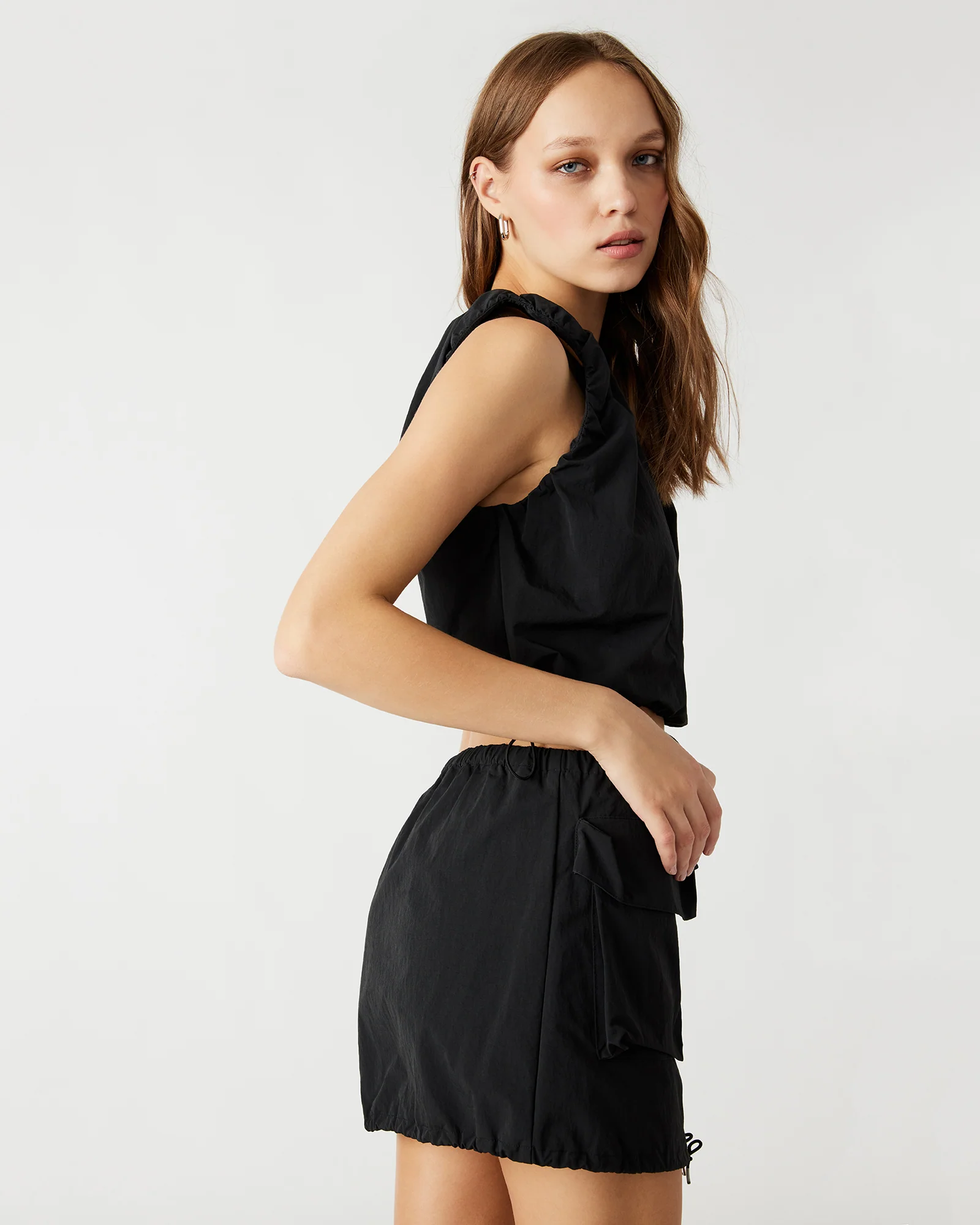 VESPER MINI SKIRT BLACK